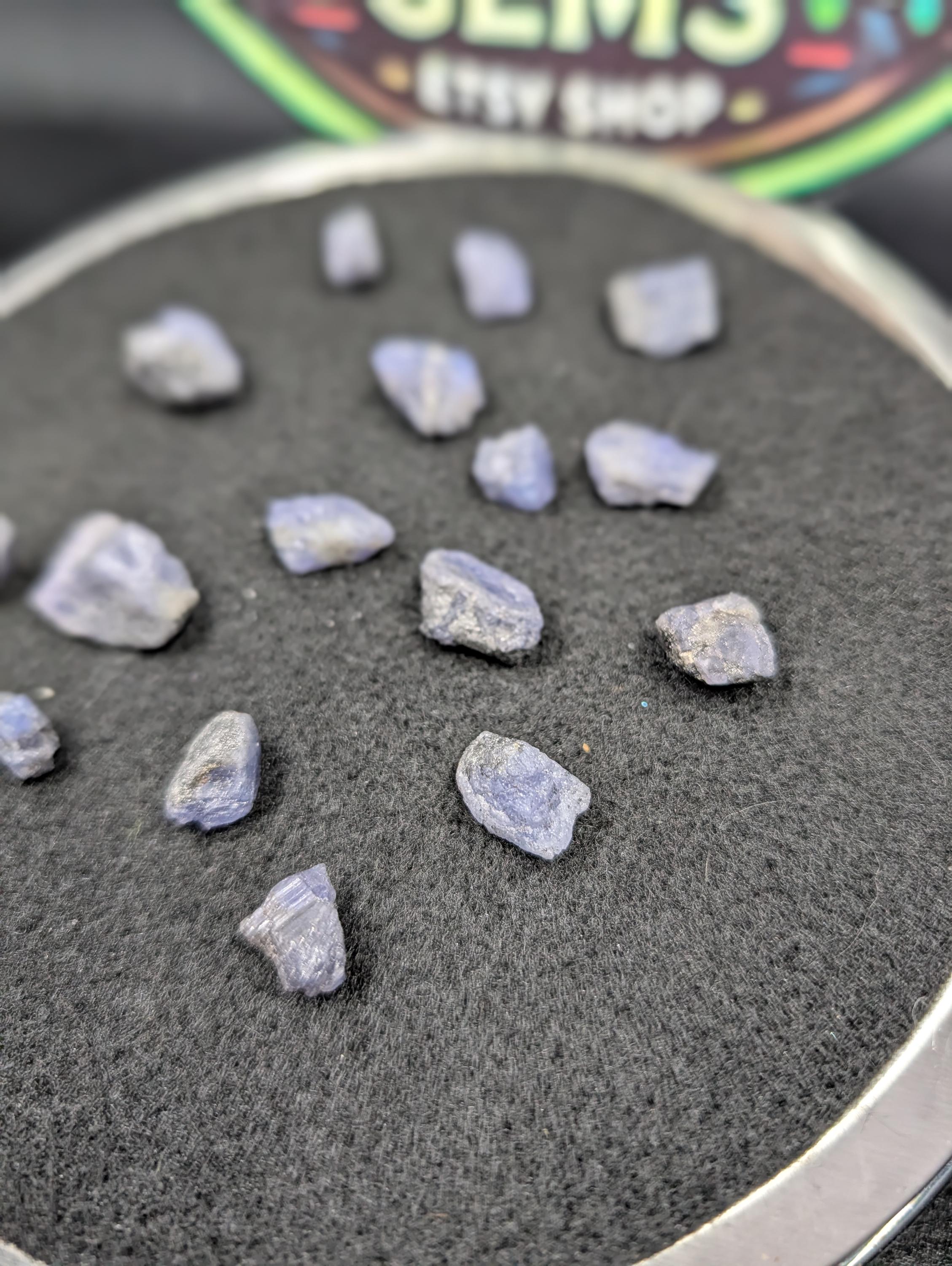 Tanzanite (Zoisite var. Tanzanite), Merelani, Arusha, Tanzania – 20 grams by Sacred Alchemy Studios