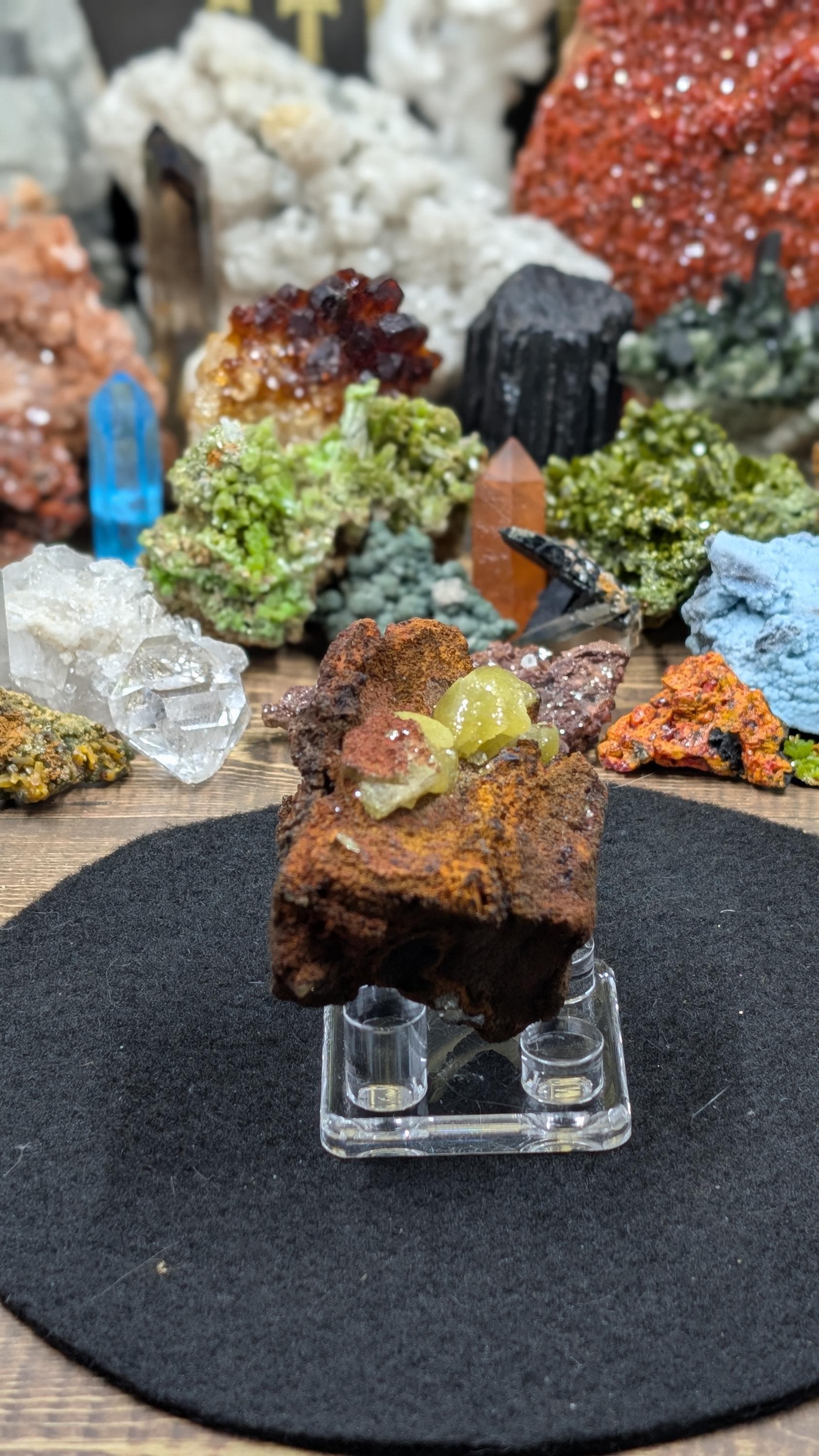 Adamite - Ojuela Mine, Mexico - UV Fluorescent Green - 61g