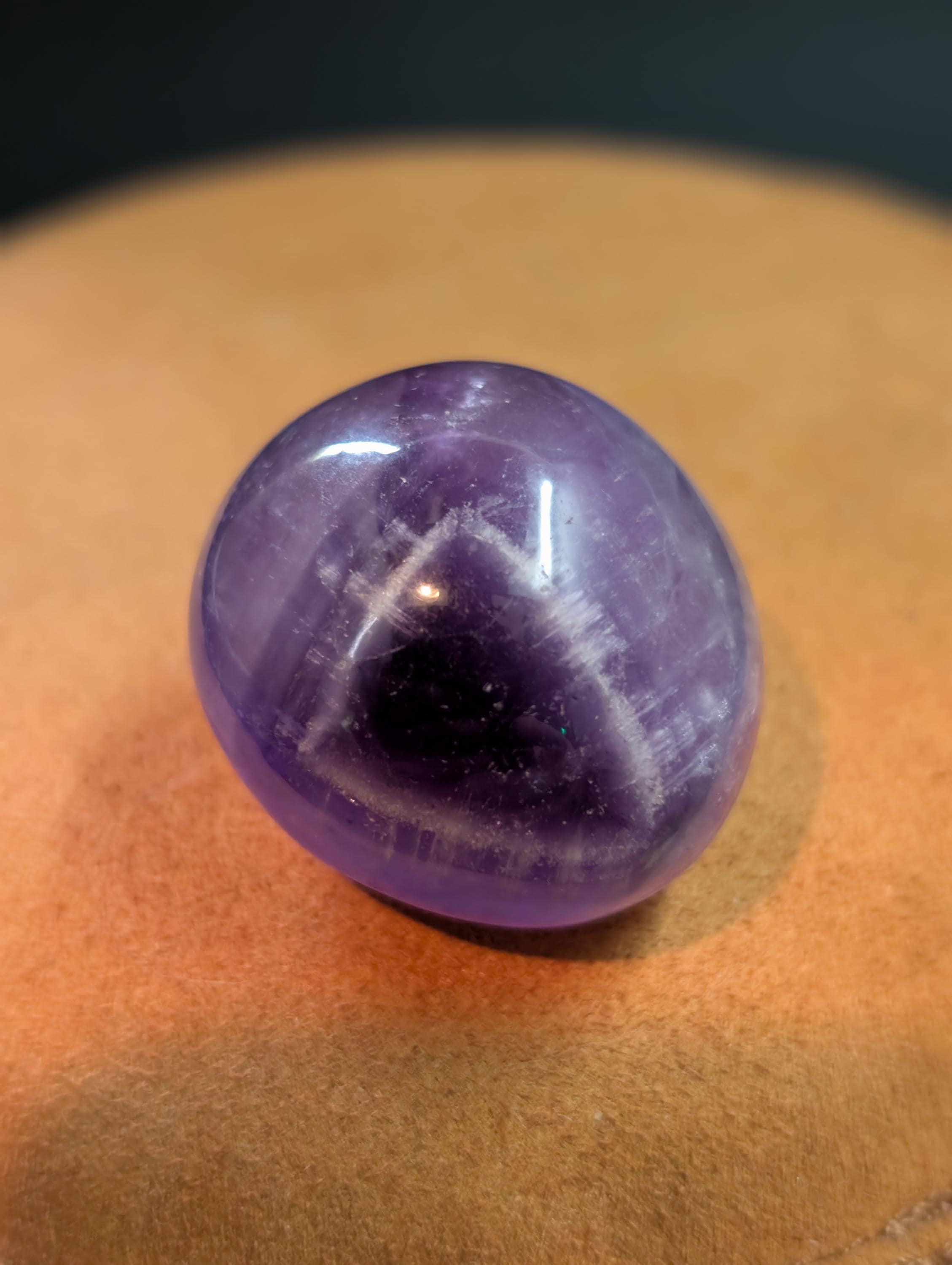 Amethyst – Rwandan Chevron – Small Tumble by Sacred Alchemy Studios