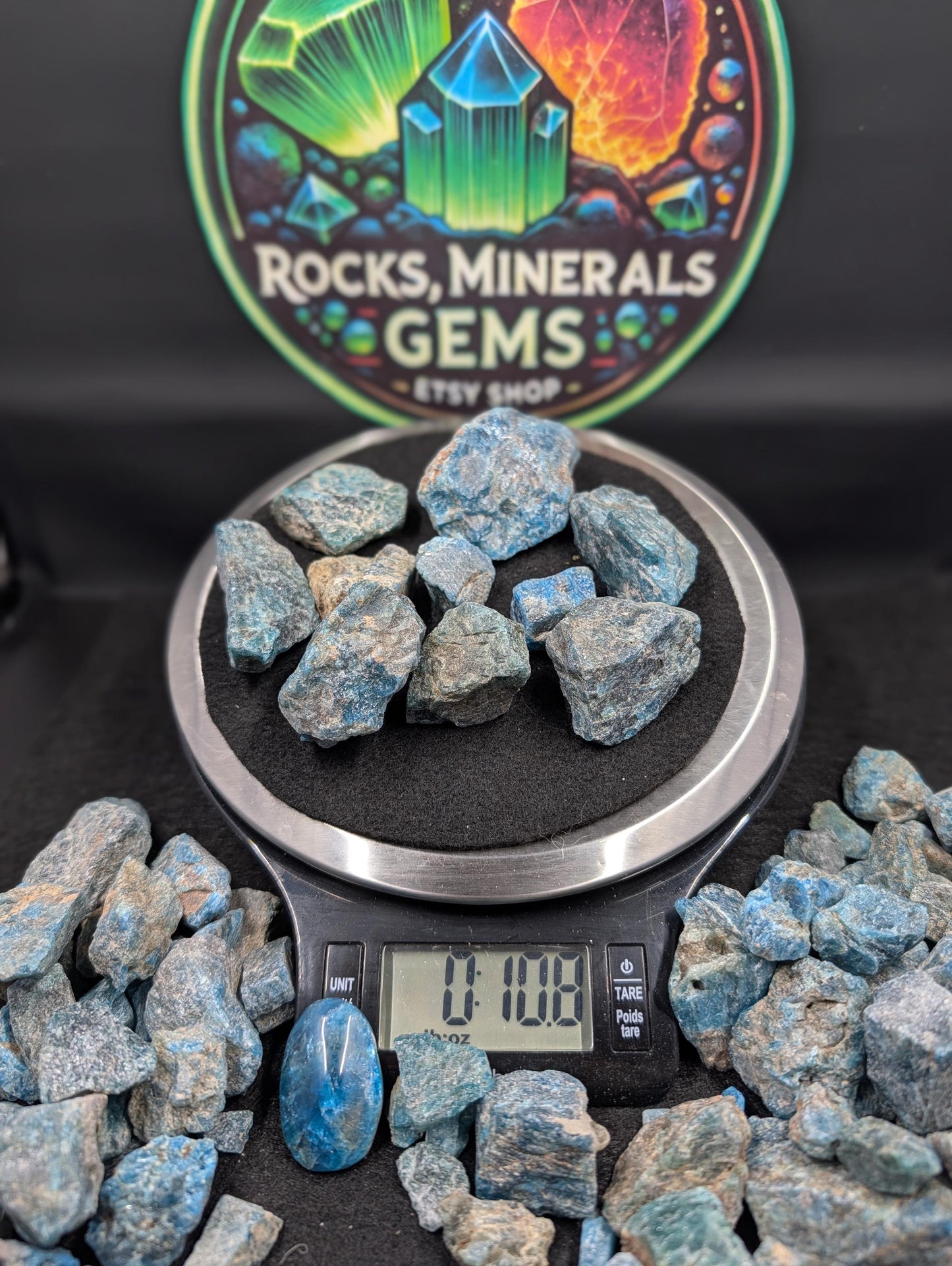 Blue Apatite – Brazil - 5 per 250g