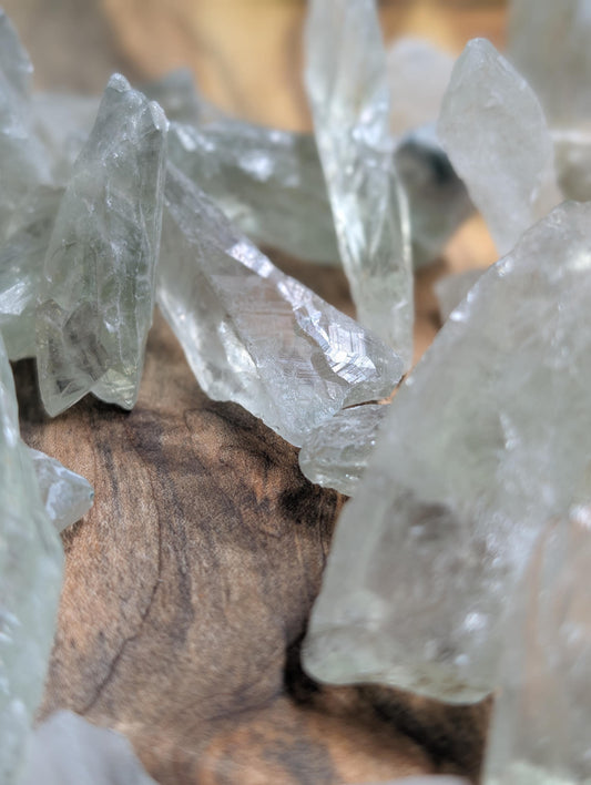 Prasiolite – Minas Gerais, Brazil – Rough Form – Top-Quality Clarity - 50 G