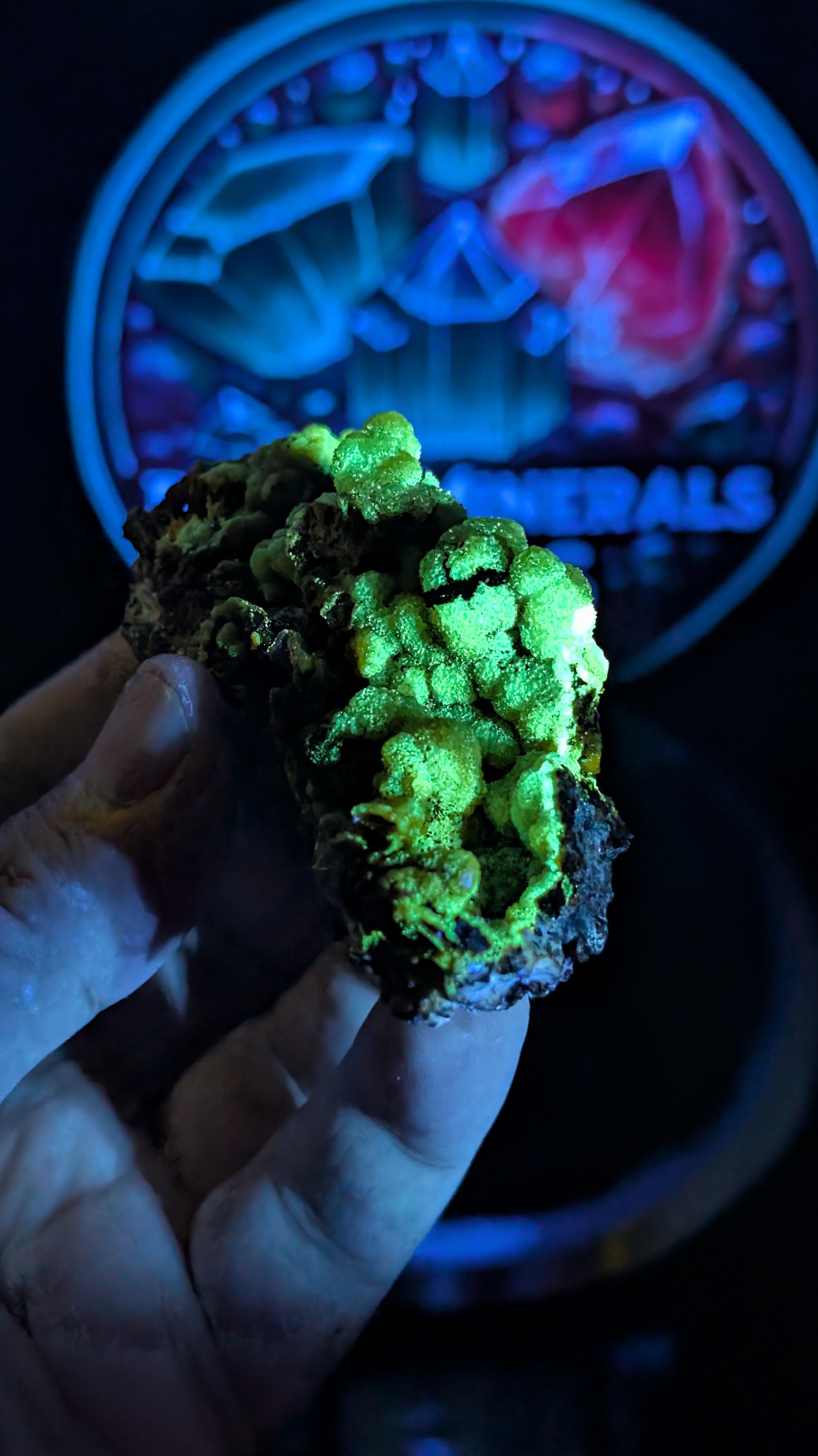Zincite – Palmerton, Carbon County, Pennsylvania – Classic UV-Reactive Specimen by Sacred Alchemy Studios