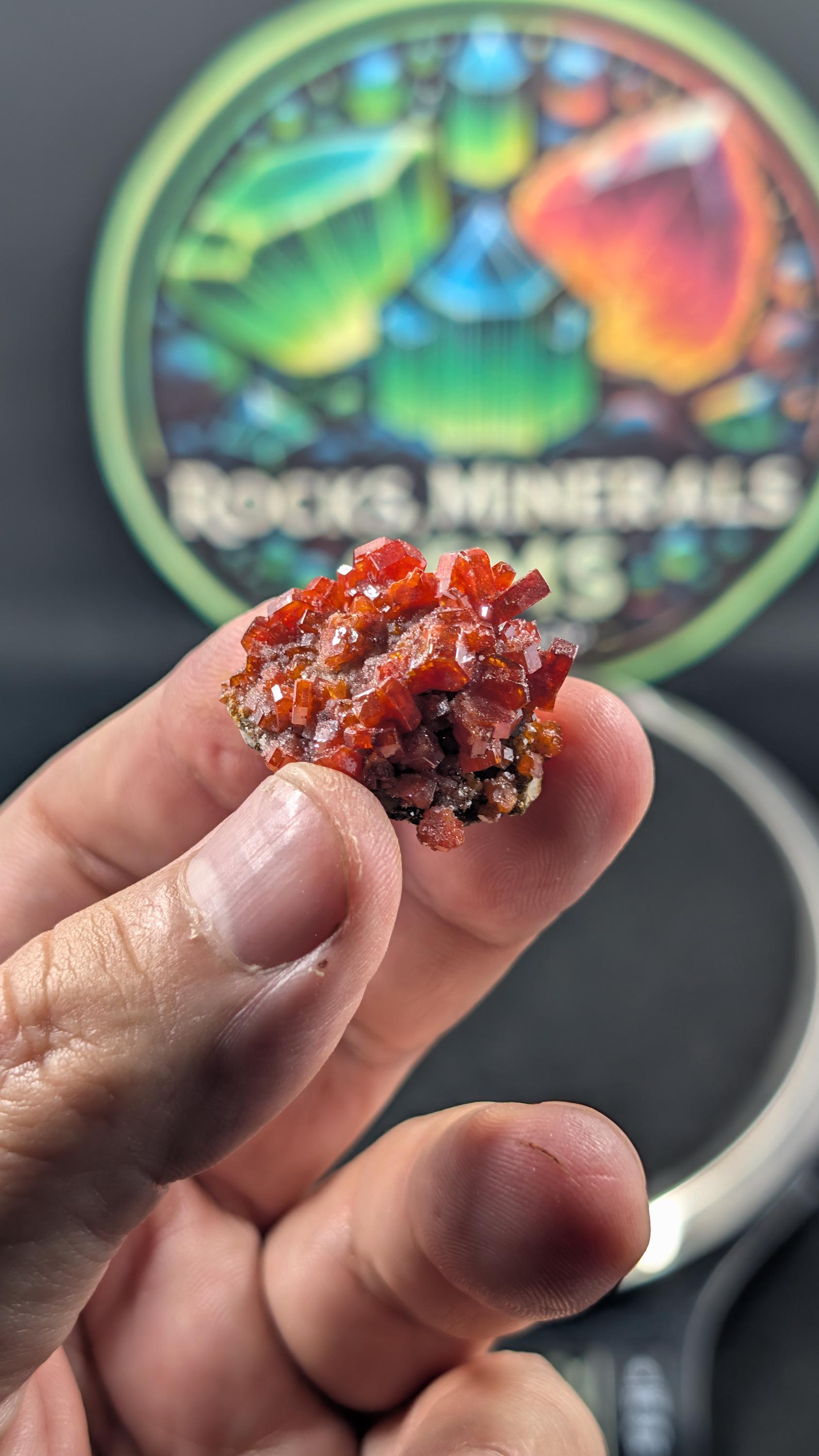 Vanadinite - Morocco - Mibladen - Wire Wrap ? Pictures Do not do it Justice!!! by Sacred Alchemy Studios