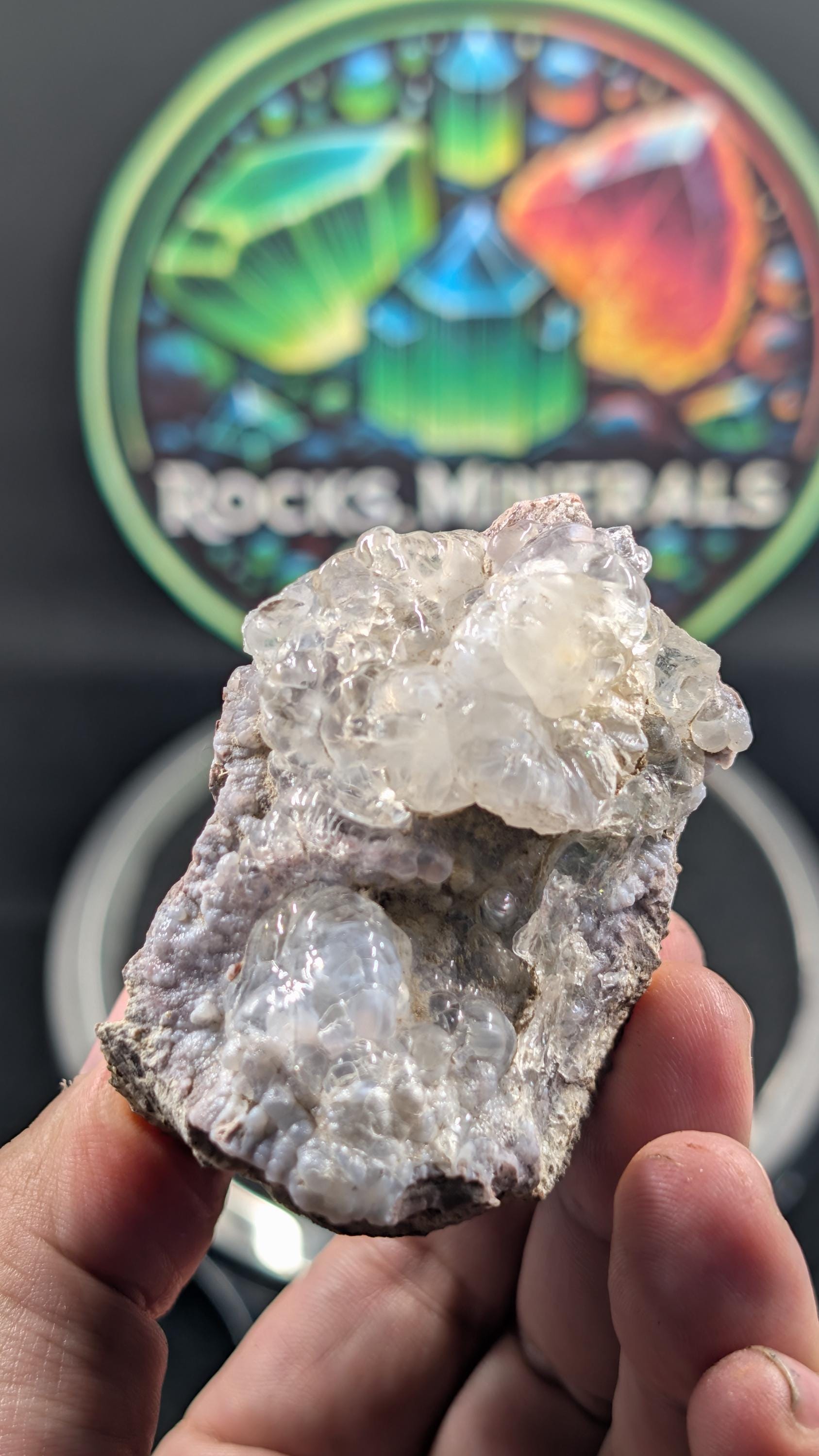 Hyalite Opal - Mexico - San Felipe - UV by Sacred Alchemy Studios
