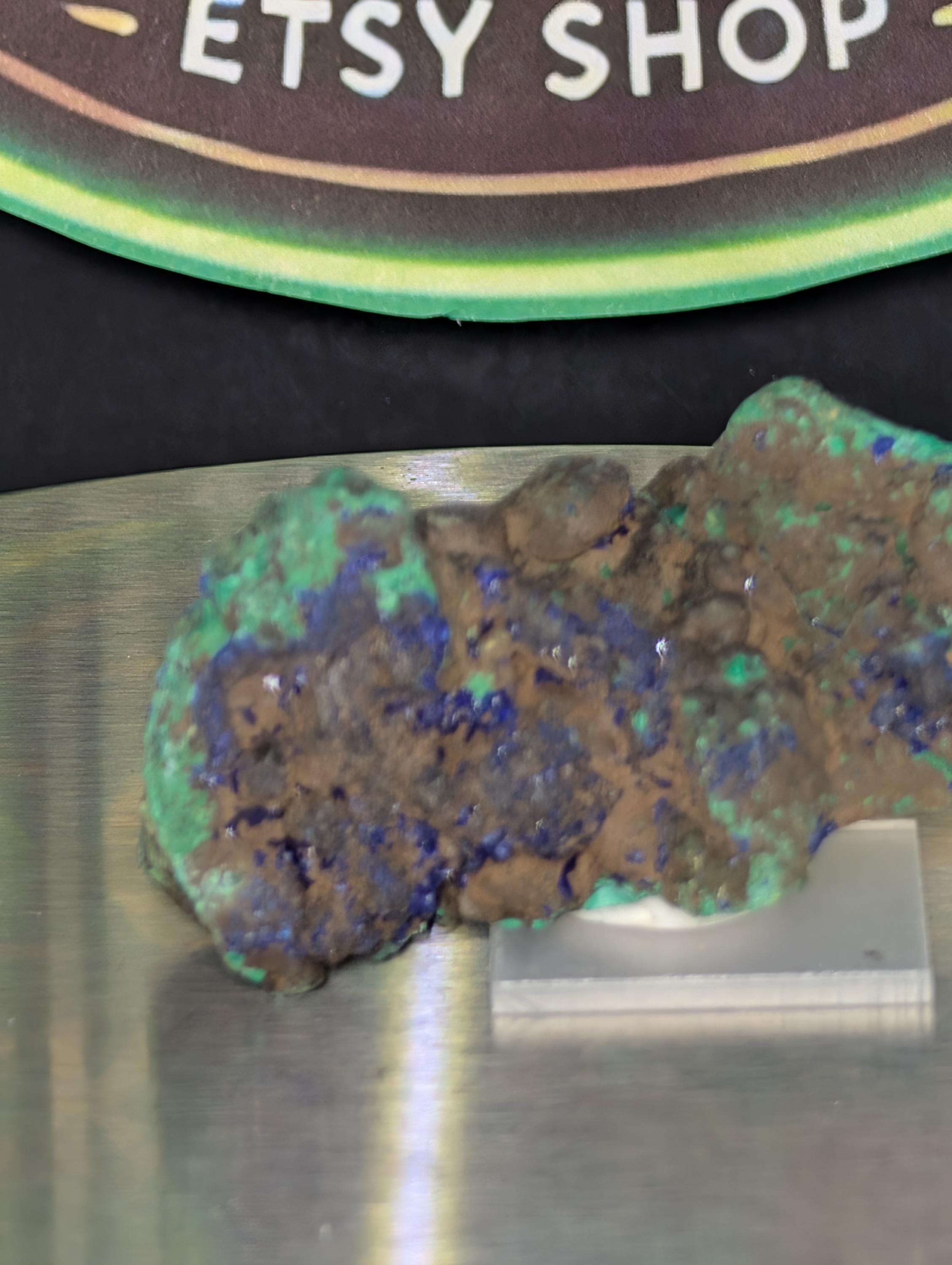 Azurite and Malachite – Morenci Mine, Greenlee County, Arizona by Sacred Alchemy Studios