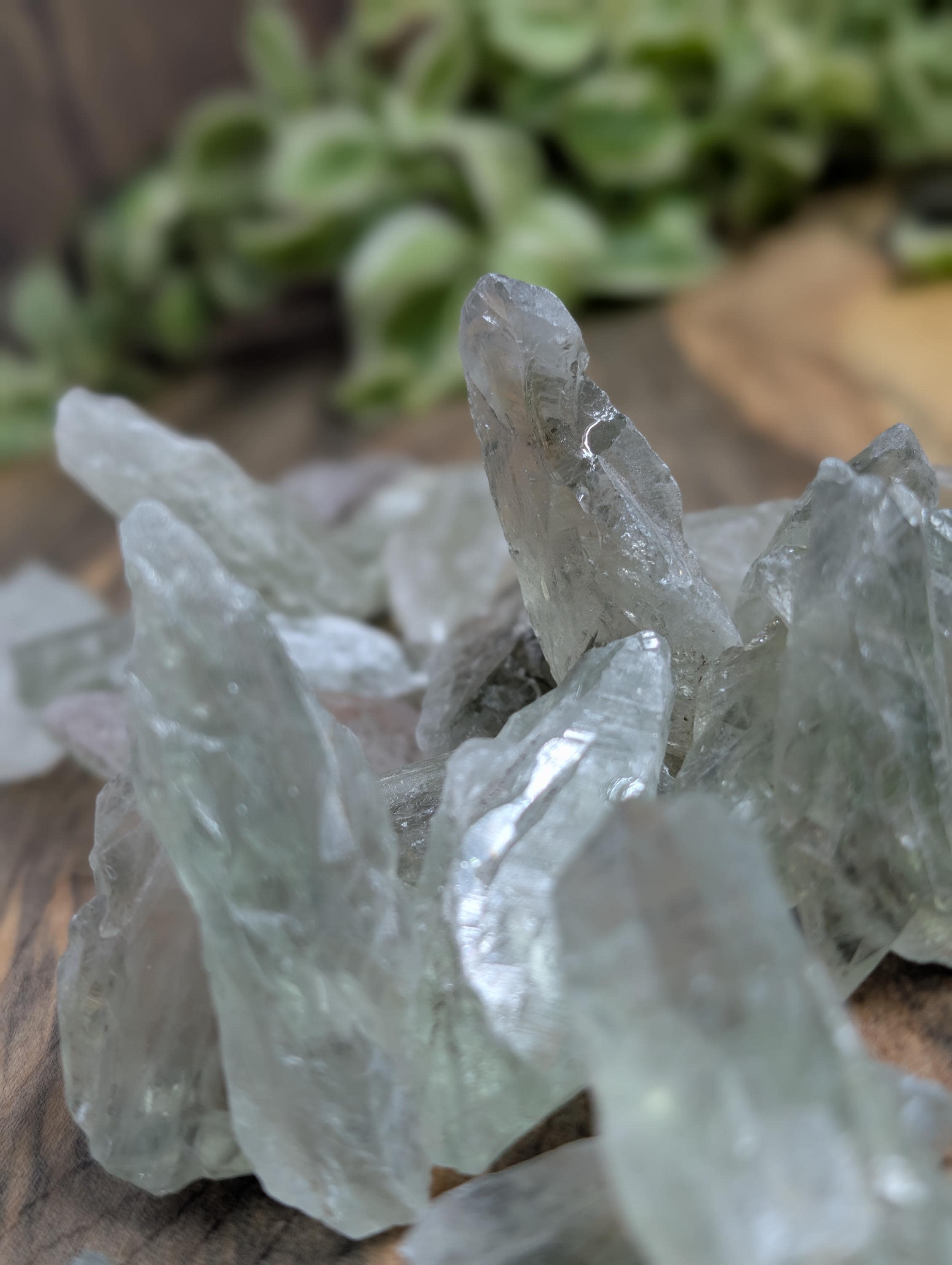 Prasiolite – Minas Gerais, Brazil – Rough Form – Top-Quality Clarity - 50 G by Sacred Alchemy Studios