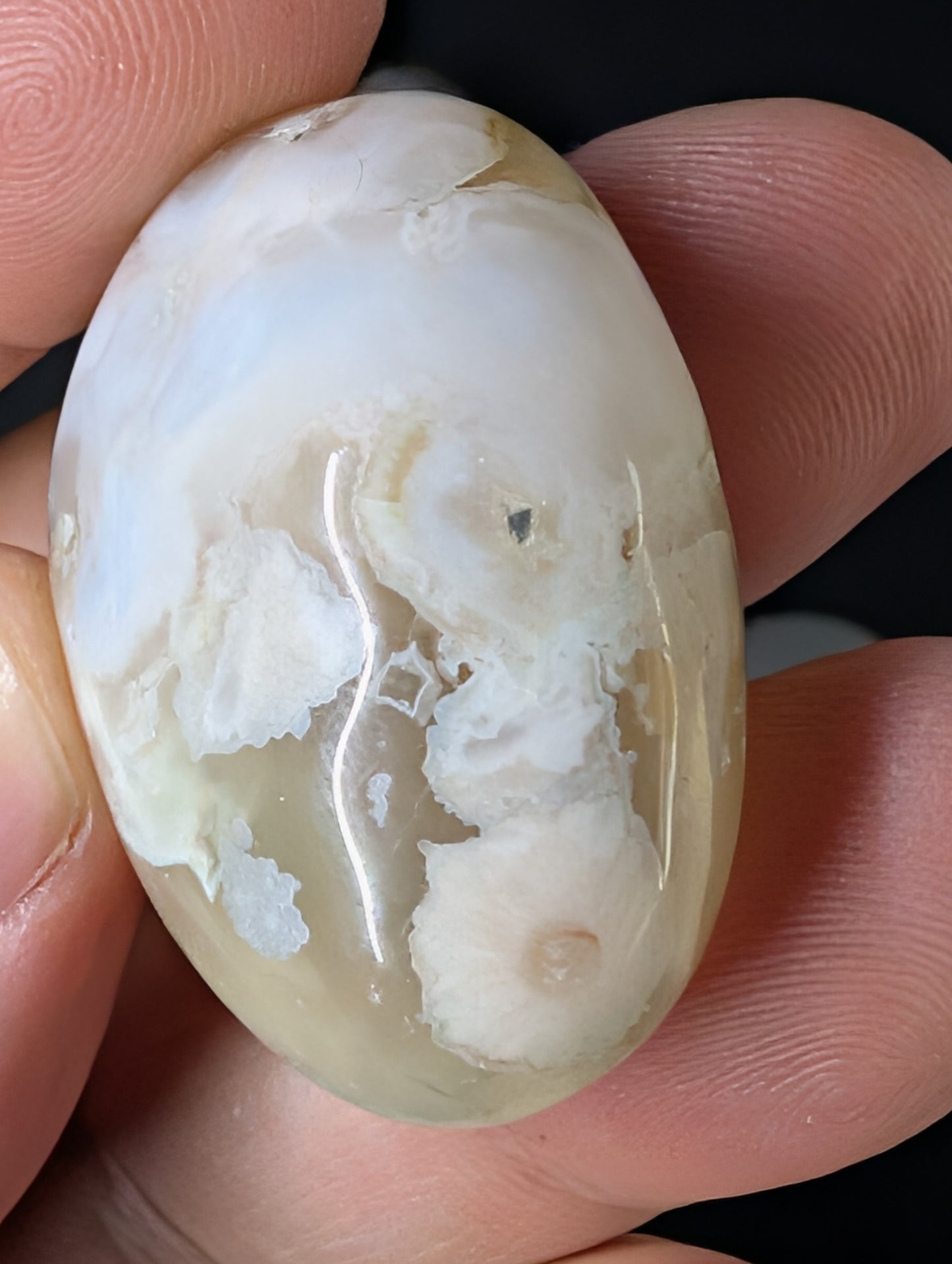 Flower Agate - Tumbled Stones from Madagascar - Smooth Polished Finish