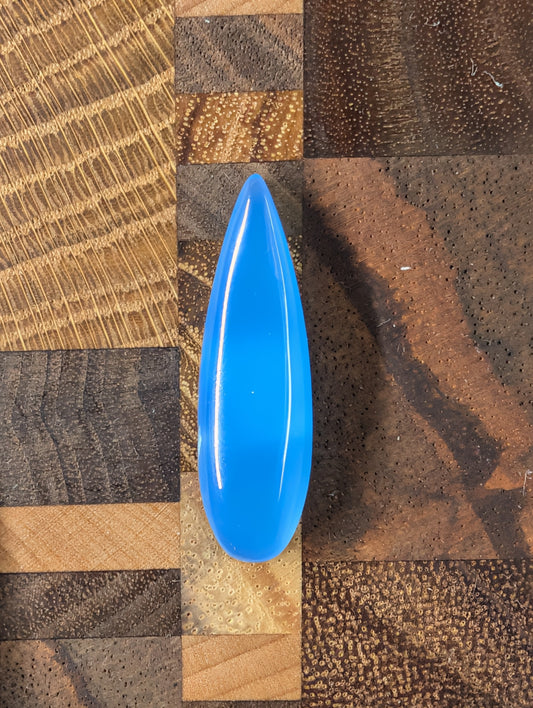 Chalcedony Cabochon - Blue - Dyed