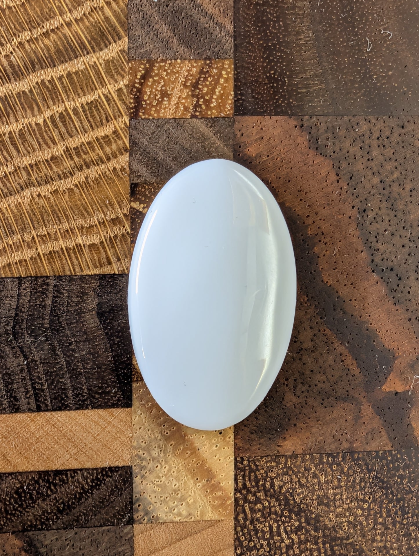 Chalcedony Cabochon - White - Natural