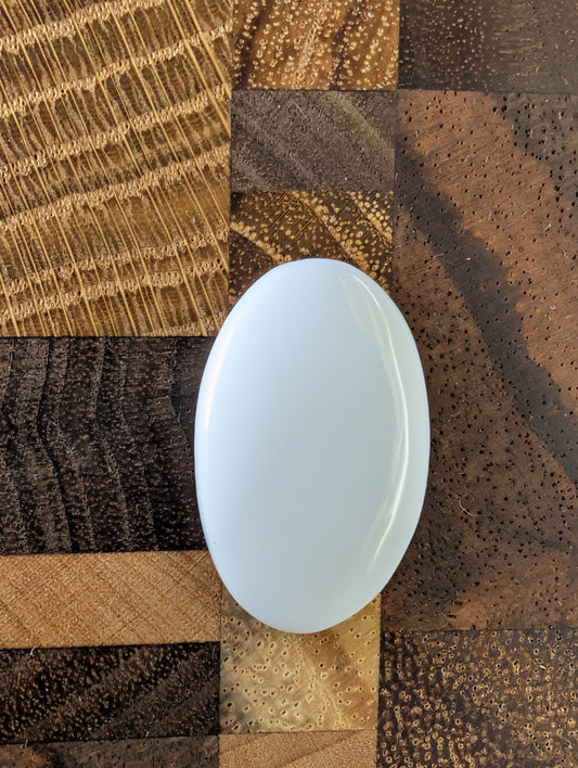 Chalcedony Cabochon - White - Natural