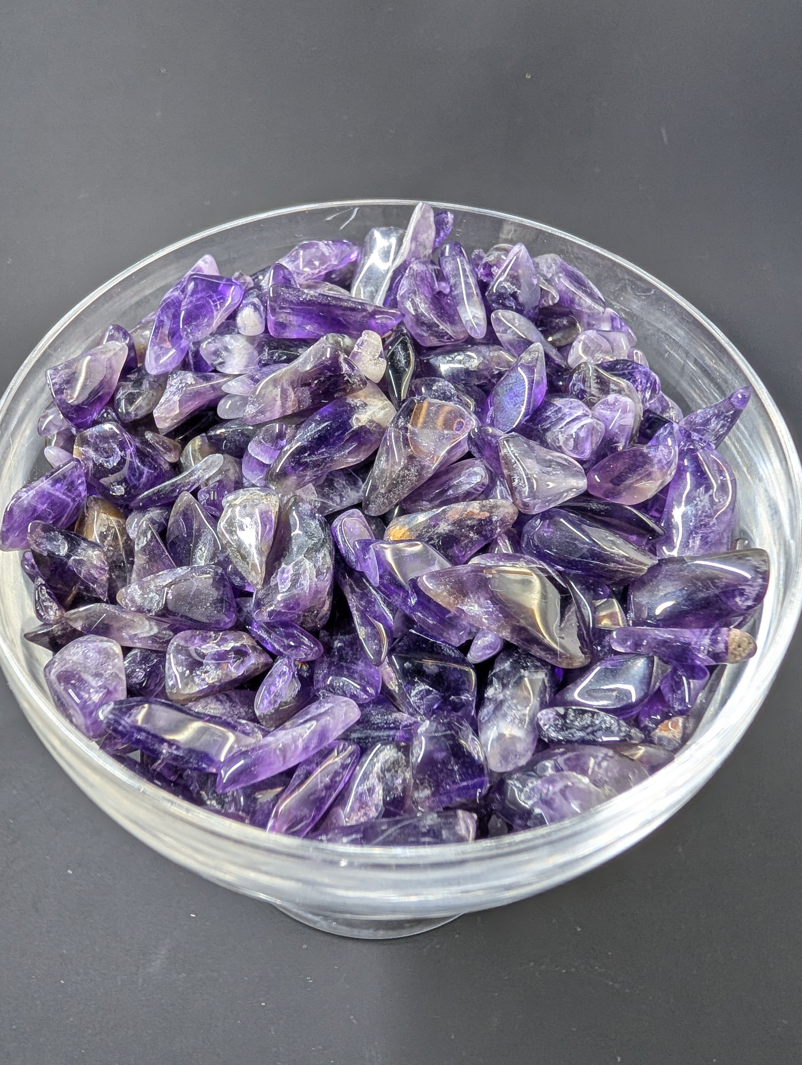 Amethyst Small Spear Tumbled - Rwanda - Top Grade - 100 grams by Sacred Alchemy Studios