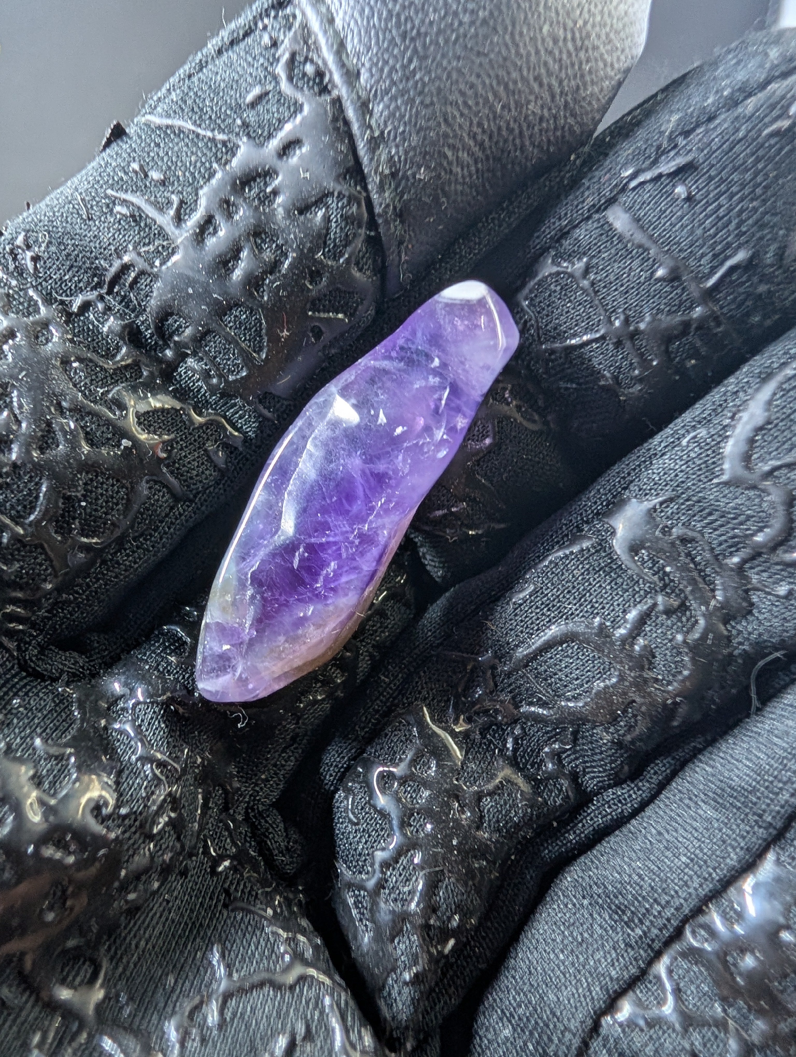Amethyst Small Spear Tumbled - Rwanda - Top Grade - 100 grams by Sacred Alchemy Studios