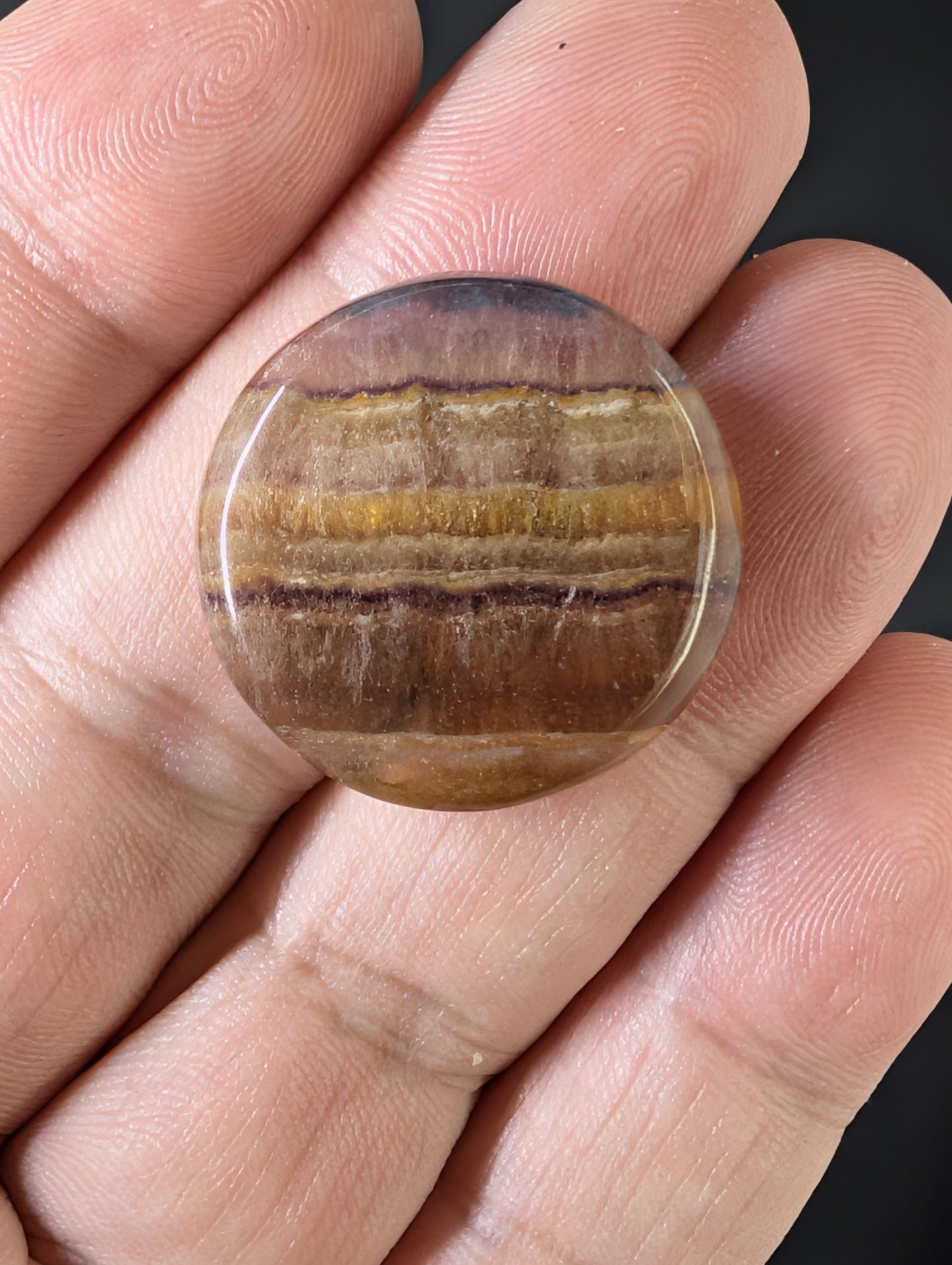 Rainbow Fluorite Cabochon