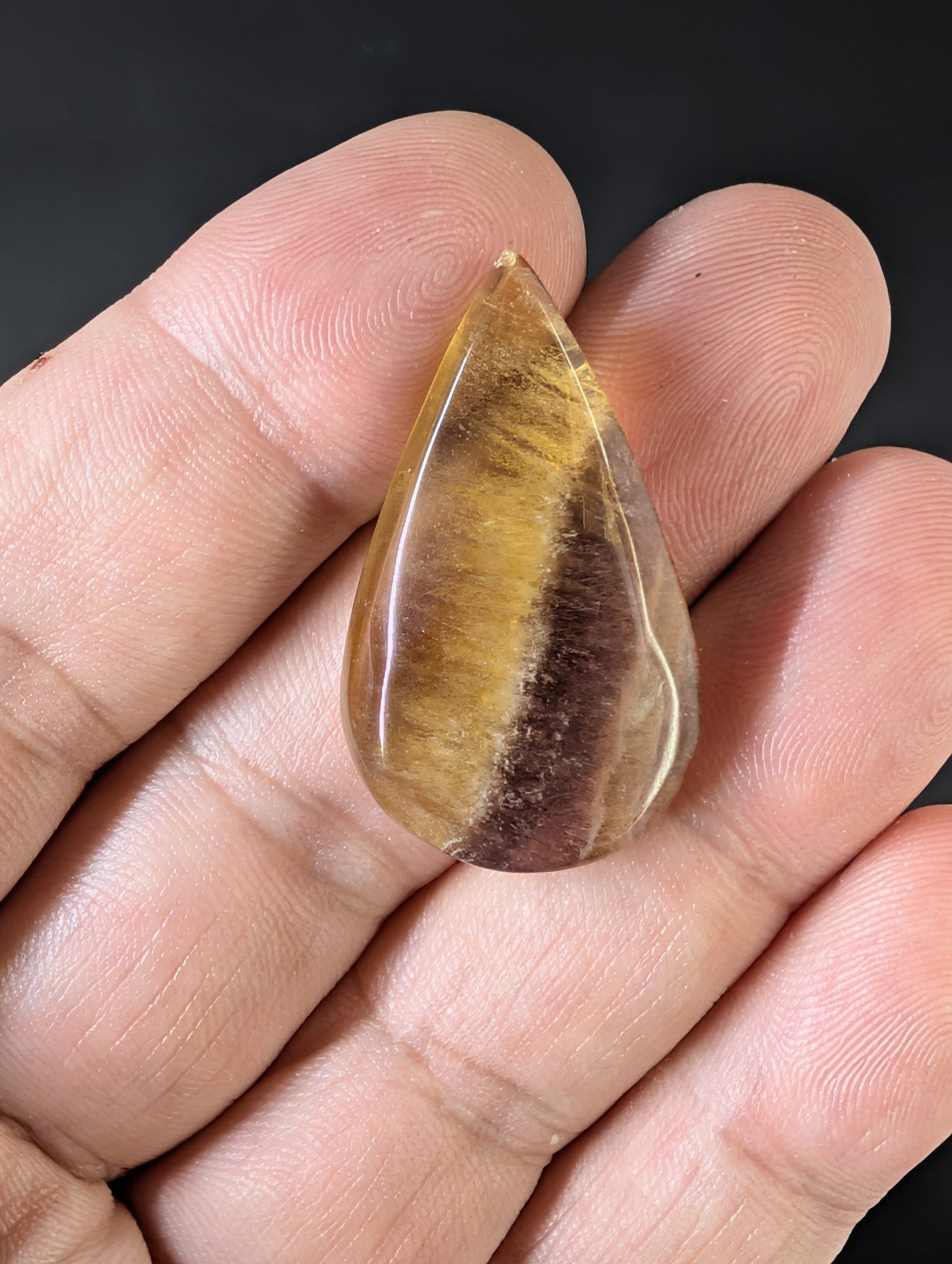 Rainbow Fluorite Cabochon