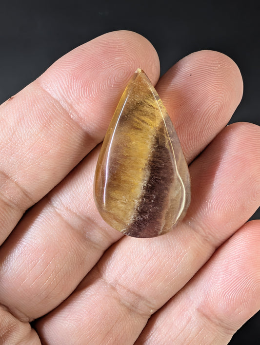 Rainbow Fluorite Cabochon
