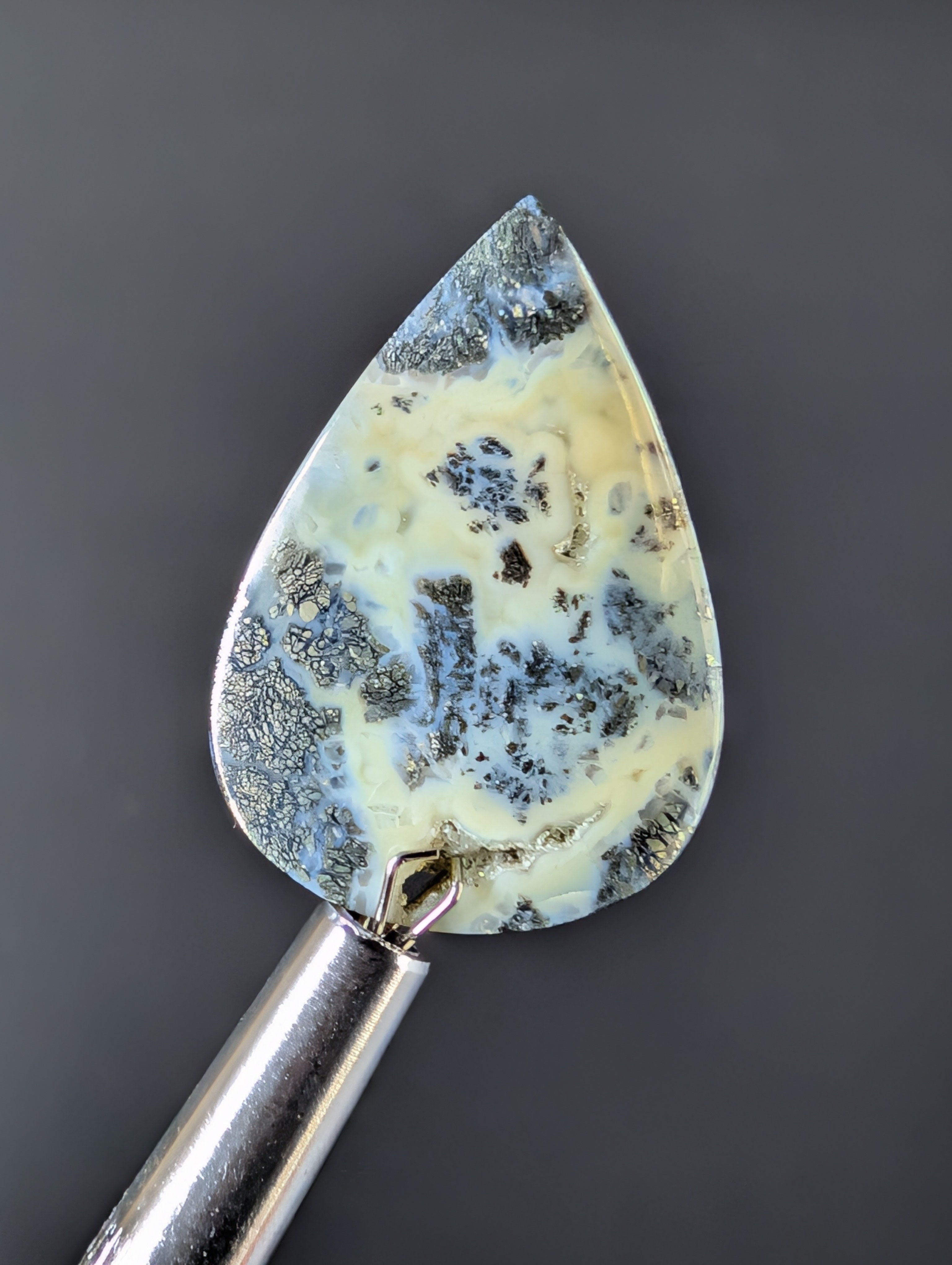 White Marcasite - Cabochon by Sacred Alchemy Studios