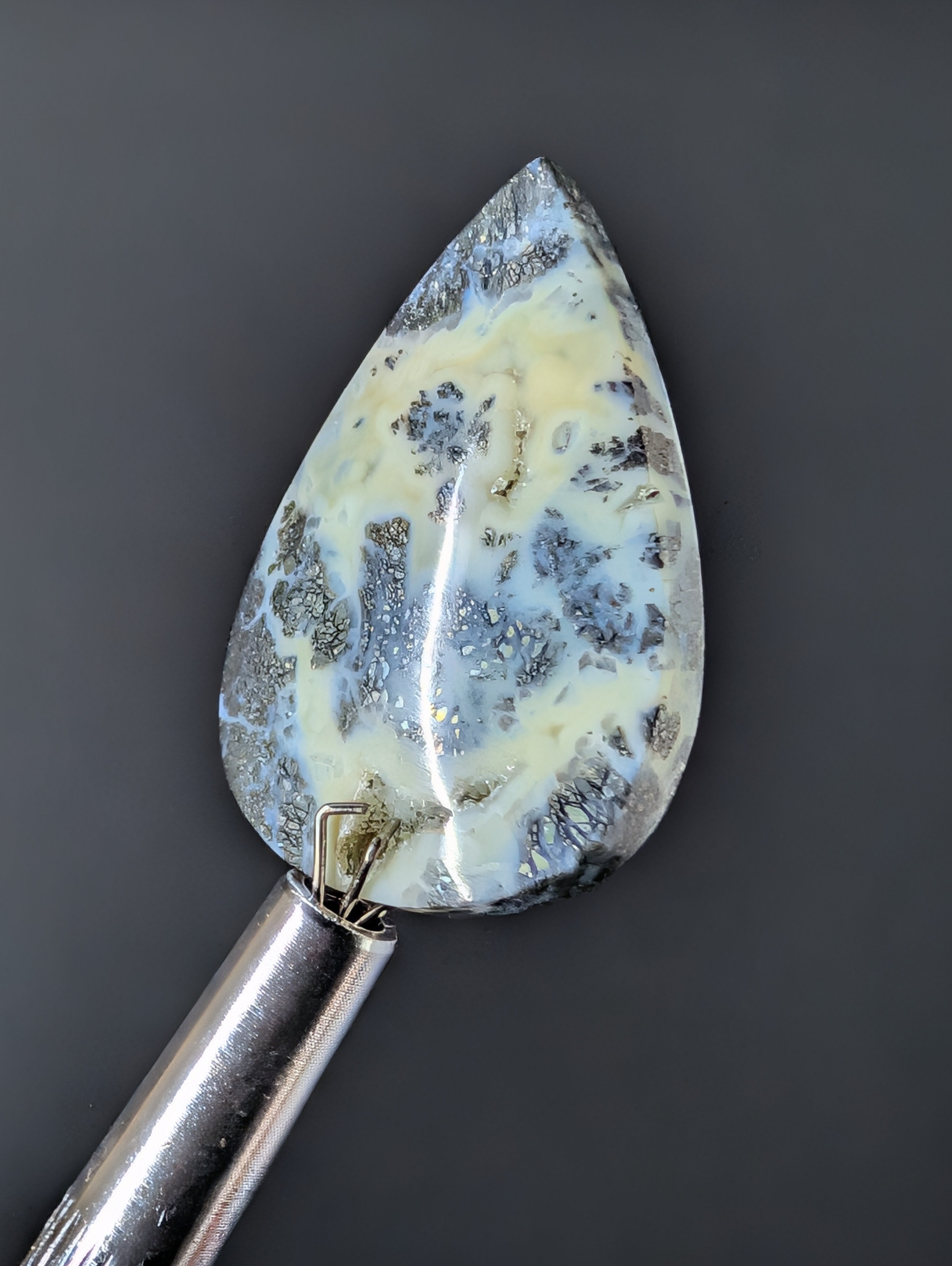 White Marcasite - Cabochon by Sacred Alchemy Studios
