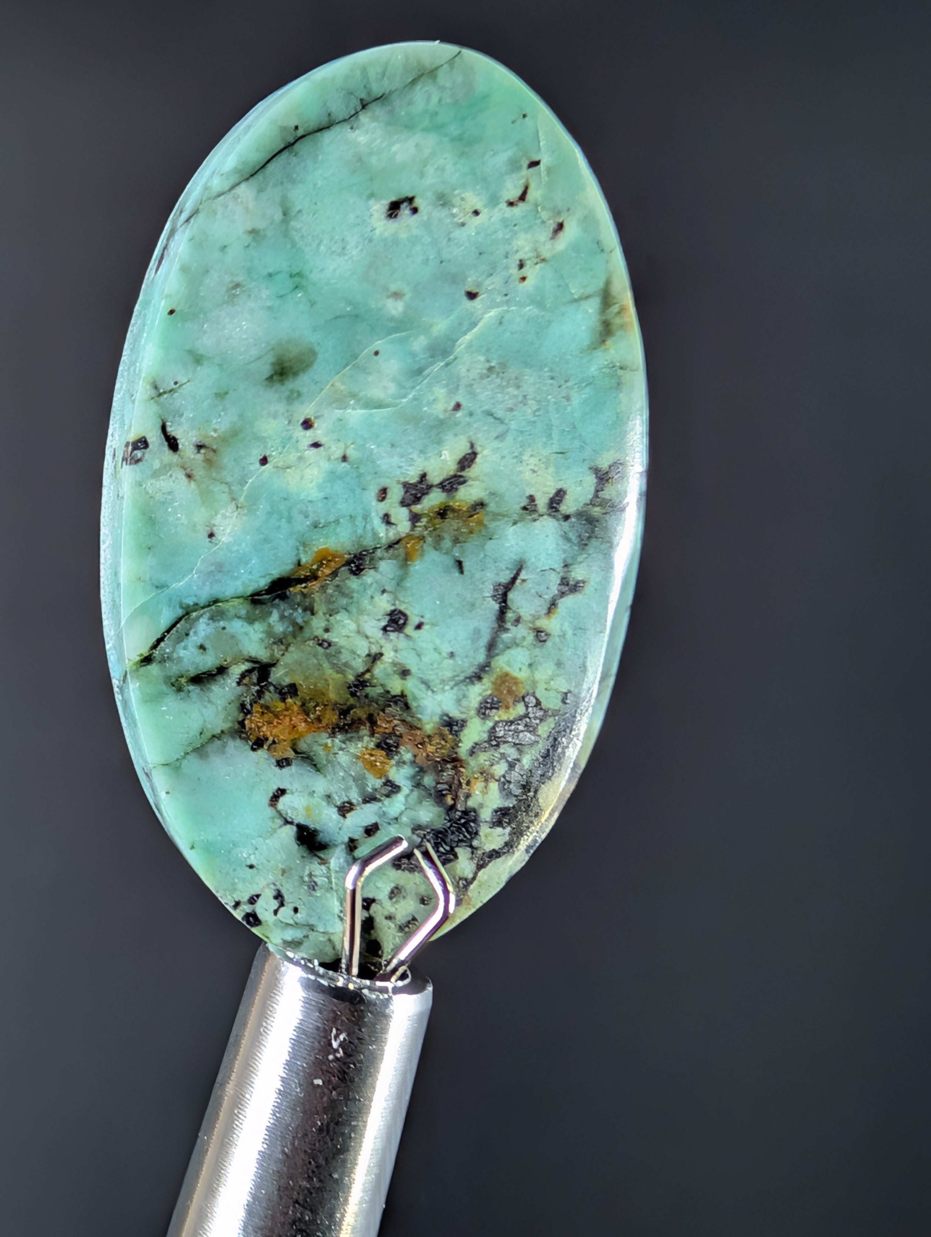 Chrysoprase Cabochon - Tanzania by Sacred Alchemy Studios