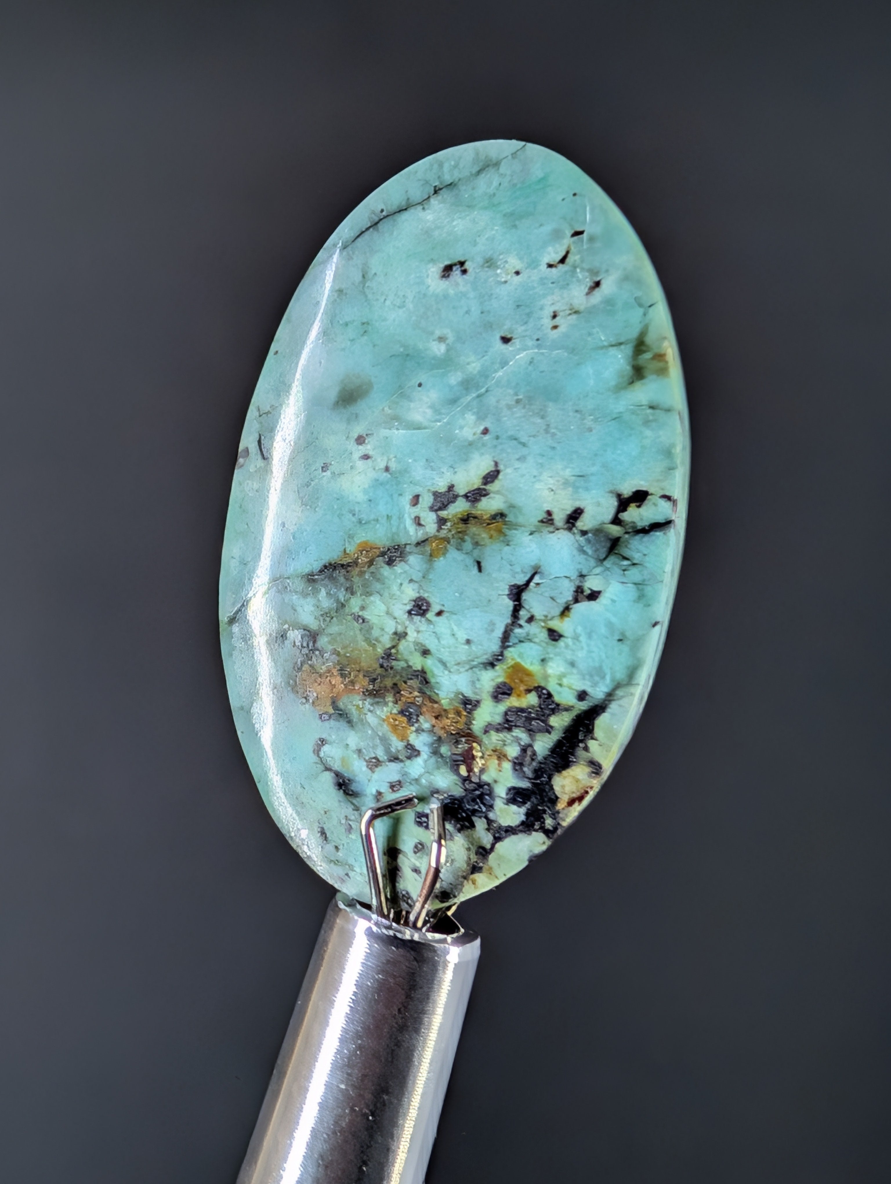 Chrysoprase Cabochon - Tanzania by Sacred Alchemy Studios