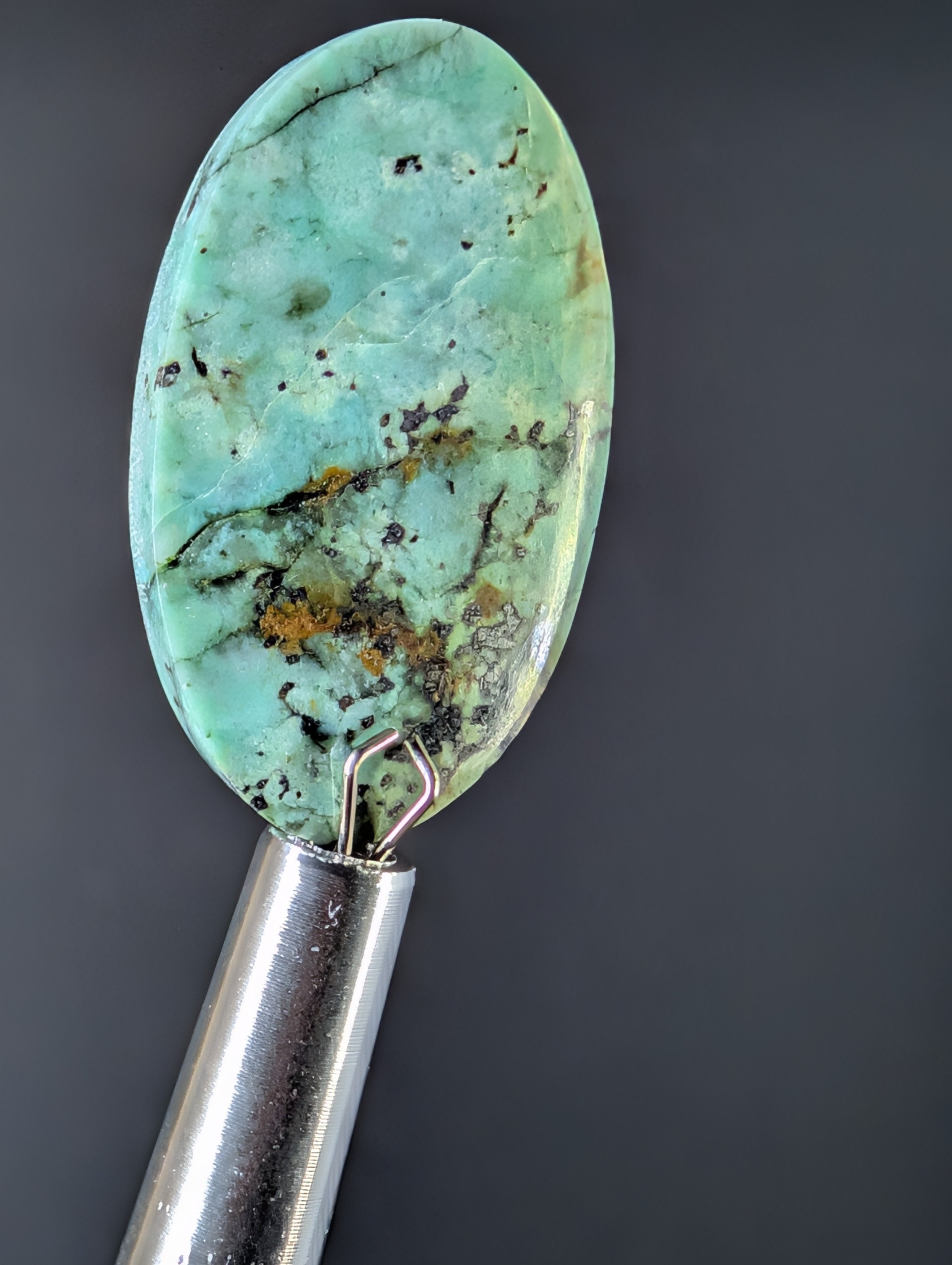 Chrysoprase Cabochon - Tanzania by Sacred Alchemy Studios