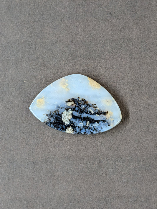 Dendritic Opal - Madagascar - 1 Cabochon - Scenic Natural Art