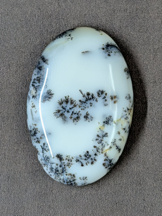 Dendritic Opal - Madagascar - 1 Cabochon - Gem Quality