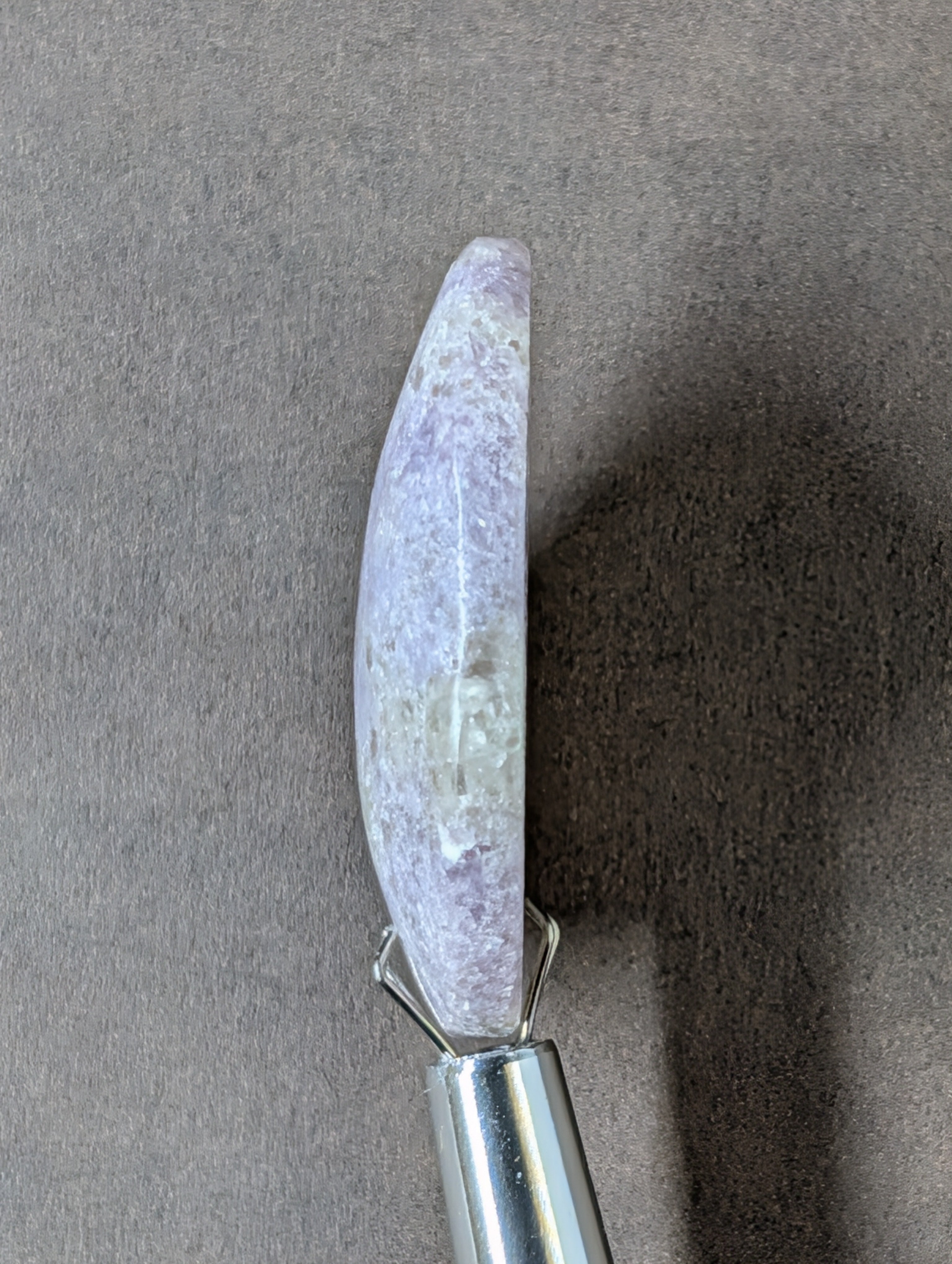 Lepidolite - India - 1 Cabochon Handcrafted- Freeform by Sacred Alchemy Studios