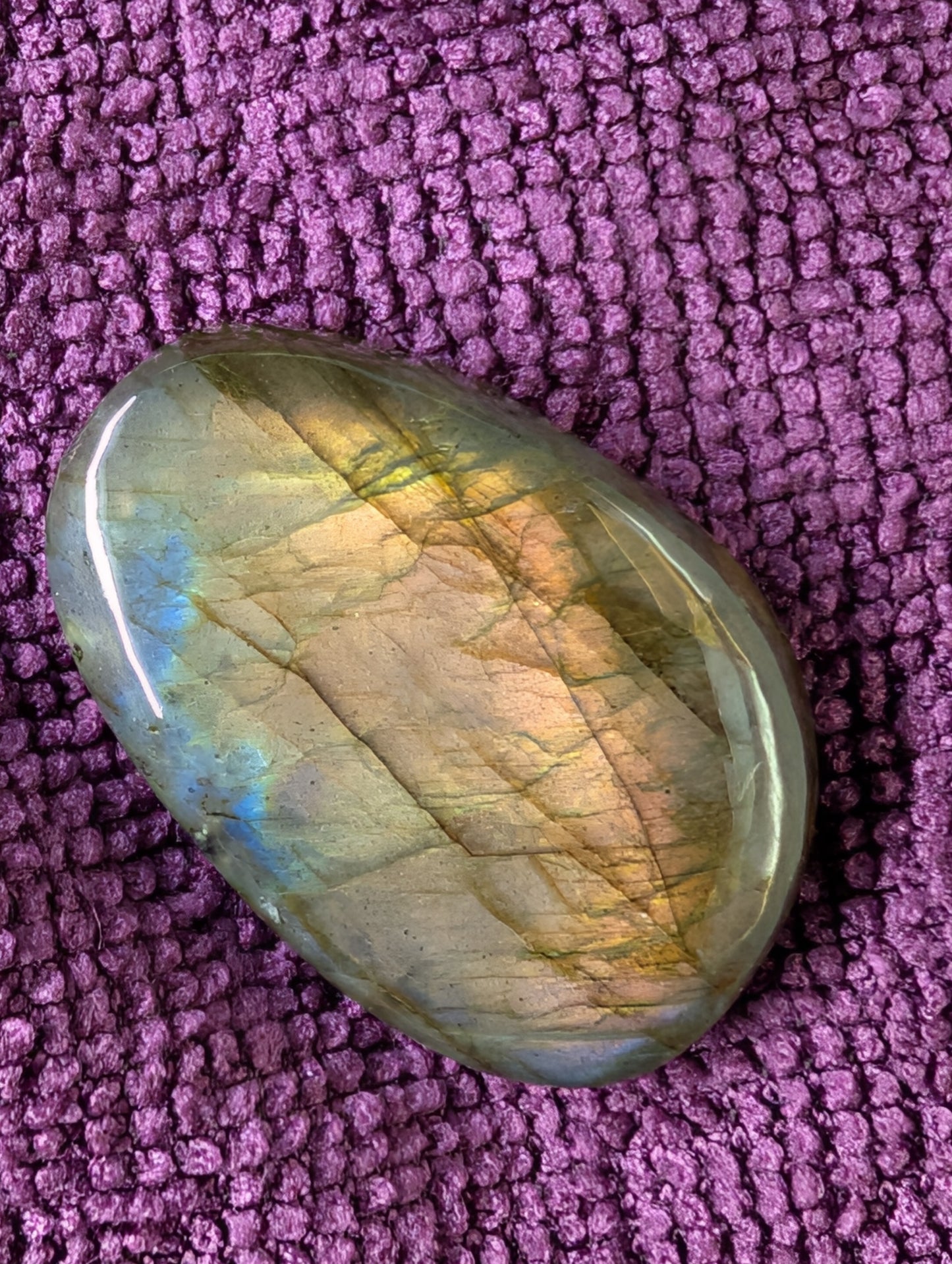 Labradorite Cabochon - Mined in Madagascar - Oval Shape
