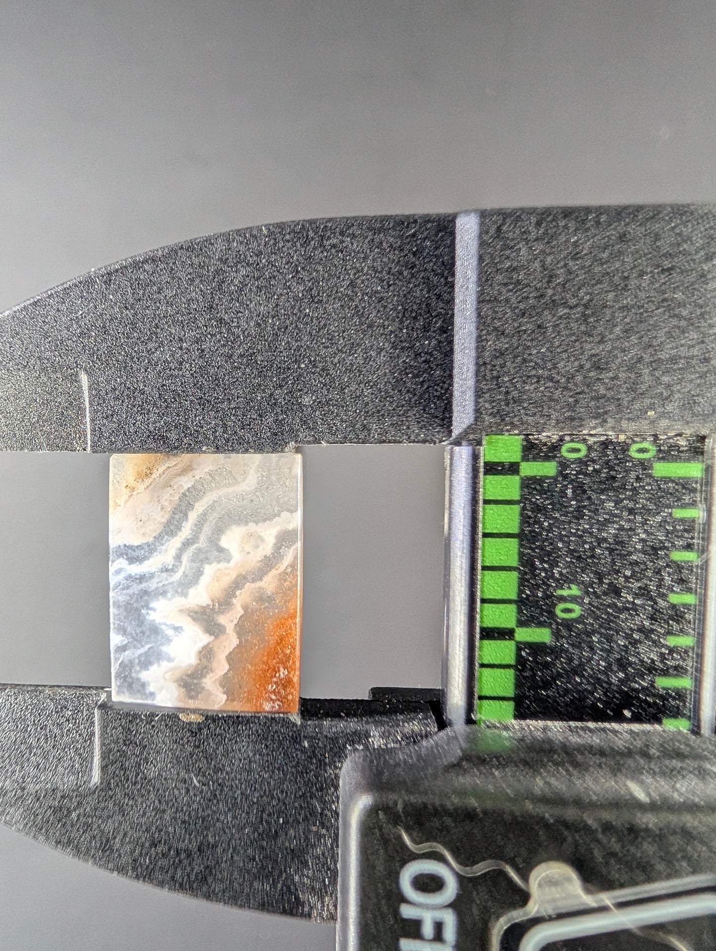 Plume Agate Cabochon Square Set – Pendant and Earrings