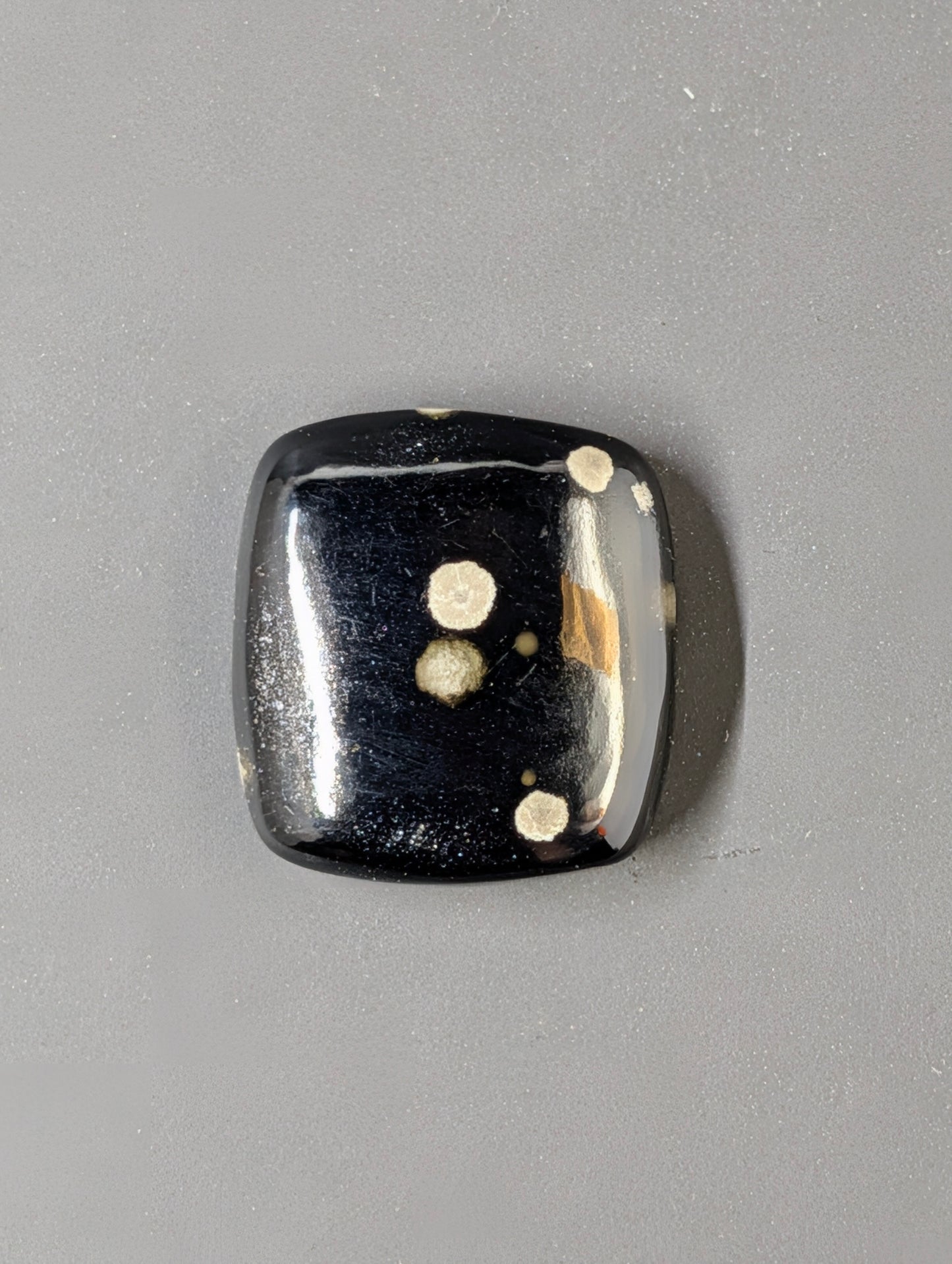 Snowflake Obsidian - Cabochon - Square Shape