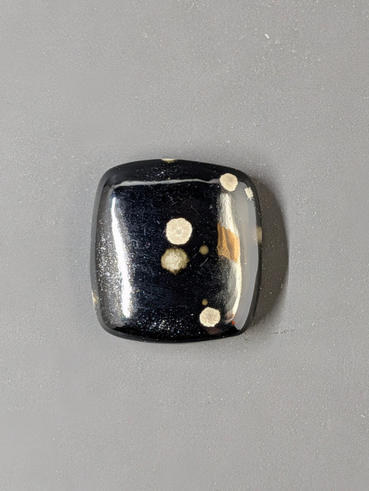 Snowflake Obsidian - Cabochon - Square Shape
