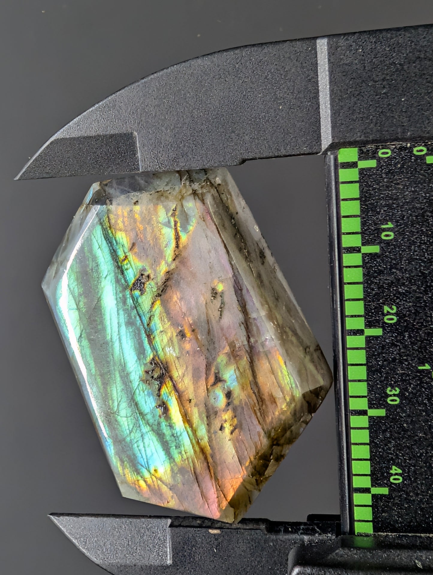 Labradorite Cabochon - Rare Purple - Mined in Madagascar