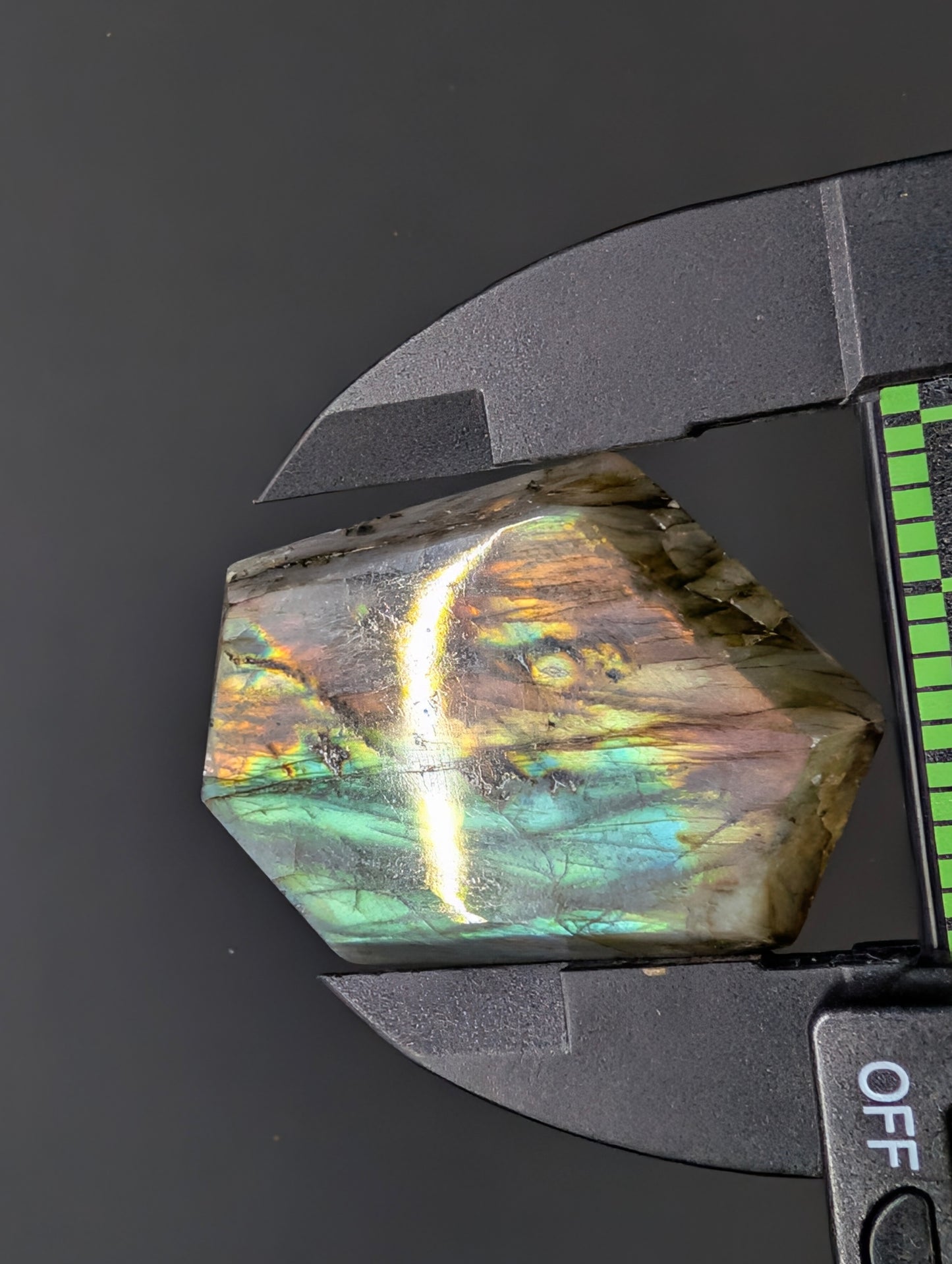 Labradorite Cabochon - Rare Purple - Mined in Madagascar