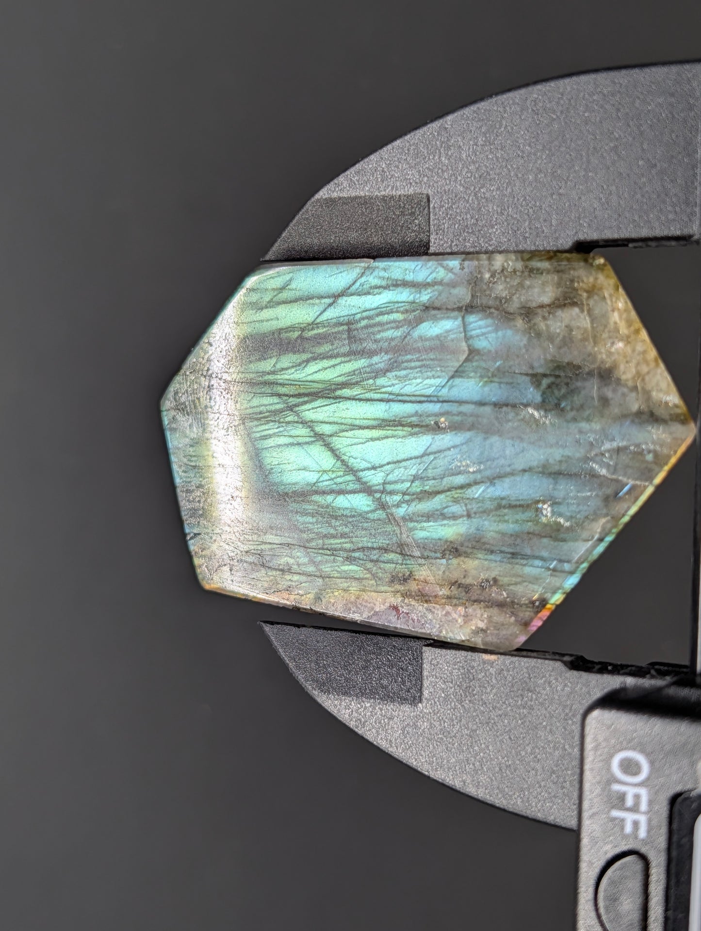 Labradorite Cabochon - Rare Purple - Mined in Madagascar
