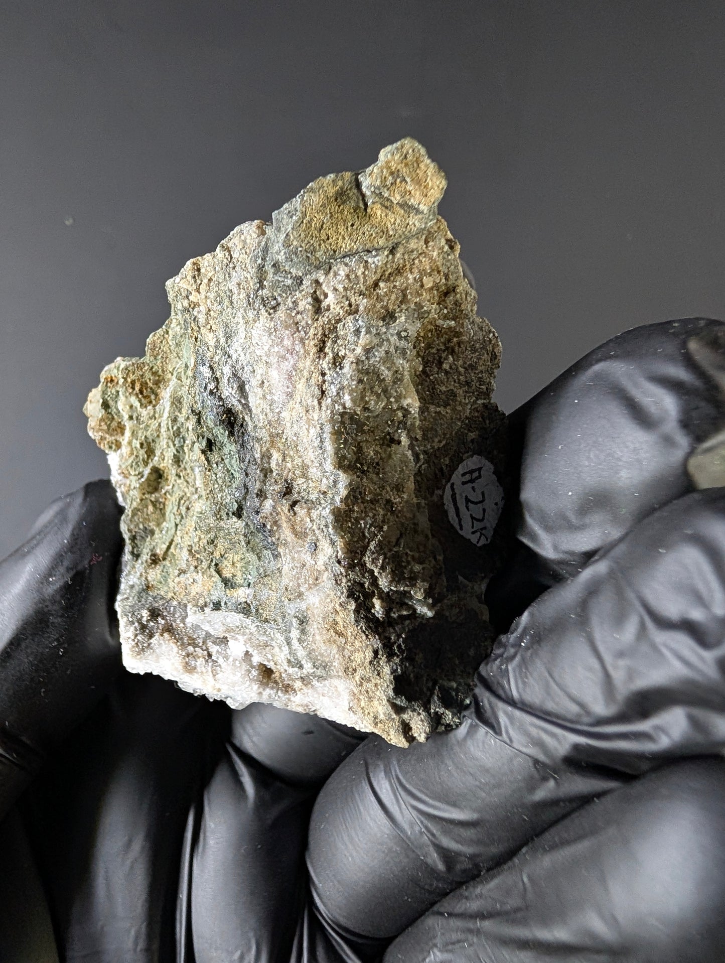 Apophyllite with Calcite – New Street Quarry, Paterson, New Jersey