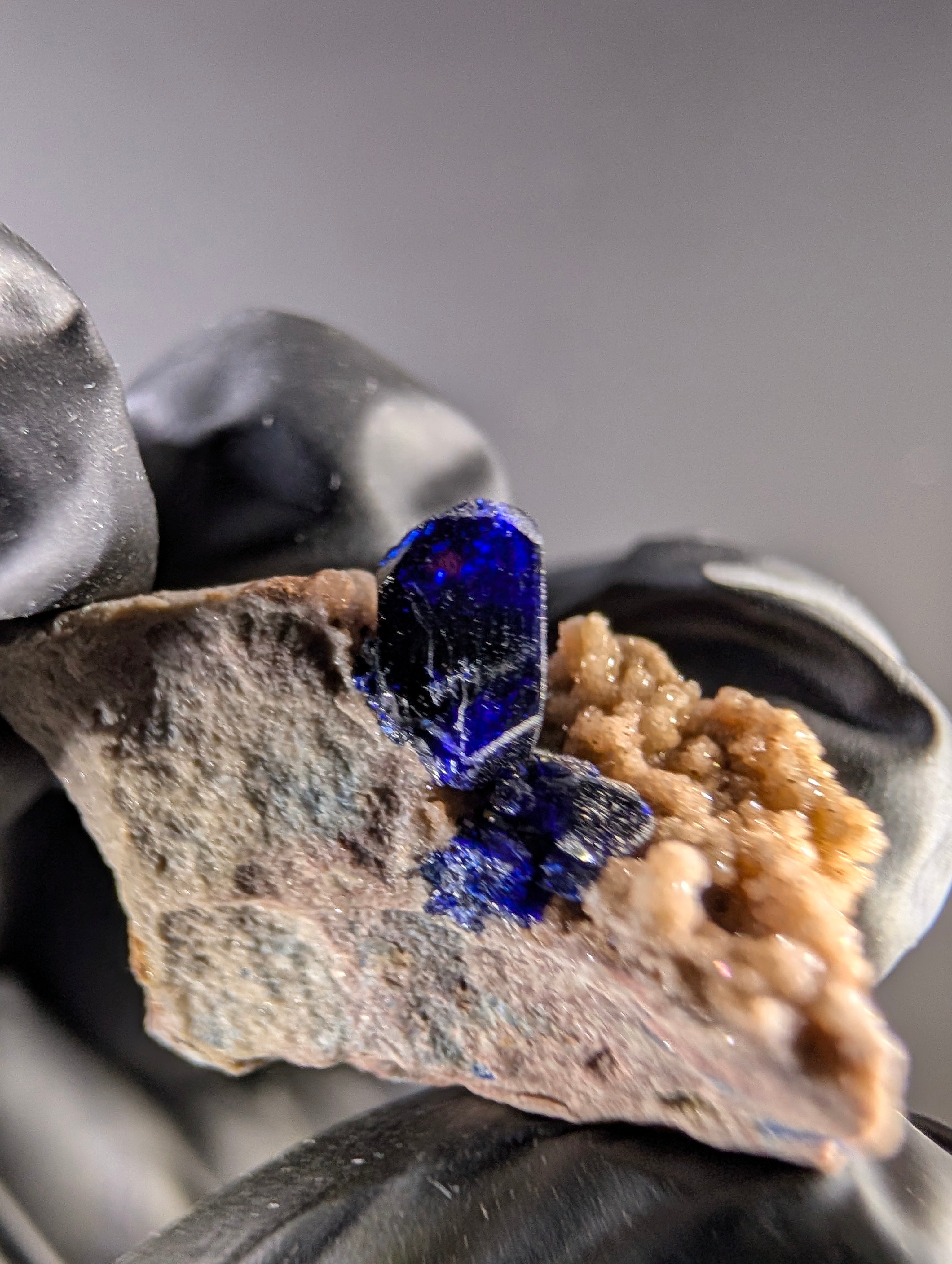 Azurite - High Grade Gem – Morenci Mine, Greenlee County, Arizona by Sacred Alchemy Studios