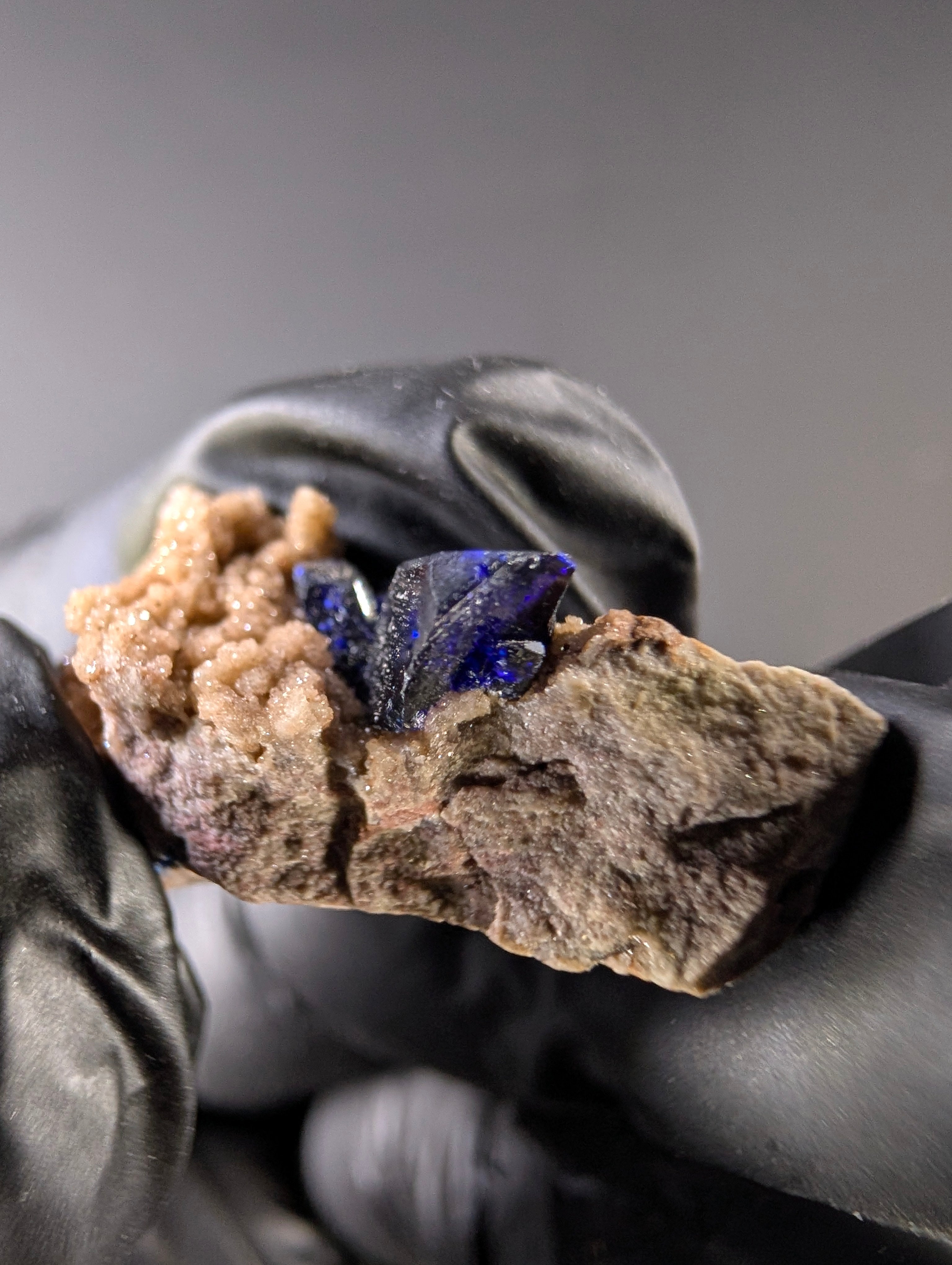 Azurite - High Grade Gem – Morenci Mine, Greenlee County, Arizona by Sacred Alchemy Studios