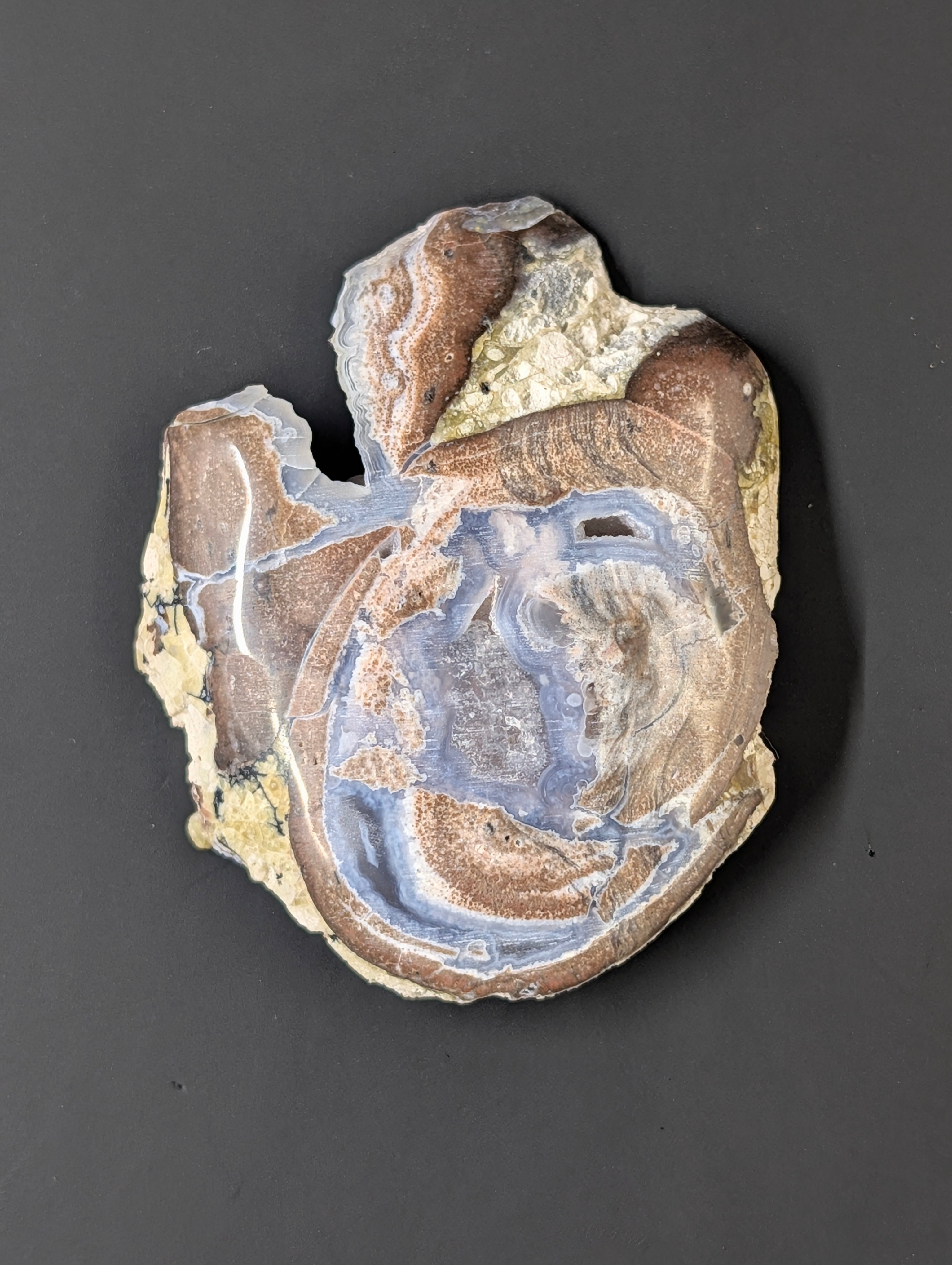 Chalcedony Geode Cabochon - Dugway, Utah - Handmade by Sacred Alchemy Studios