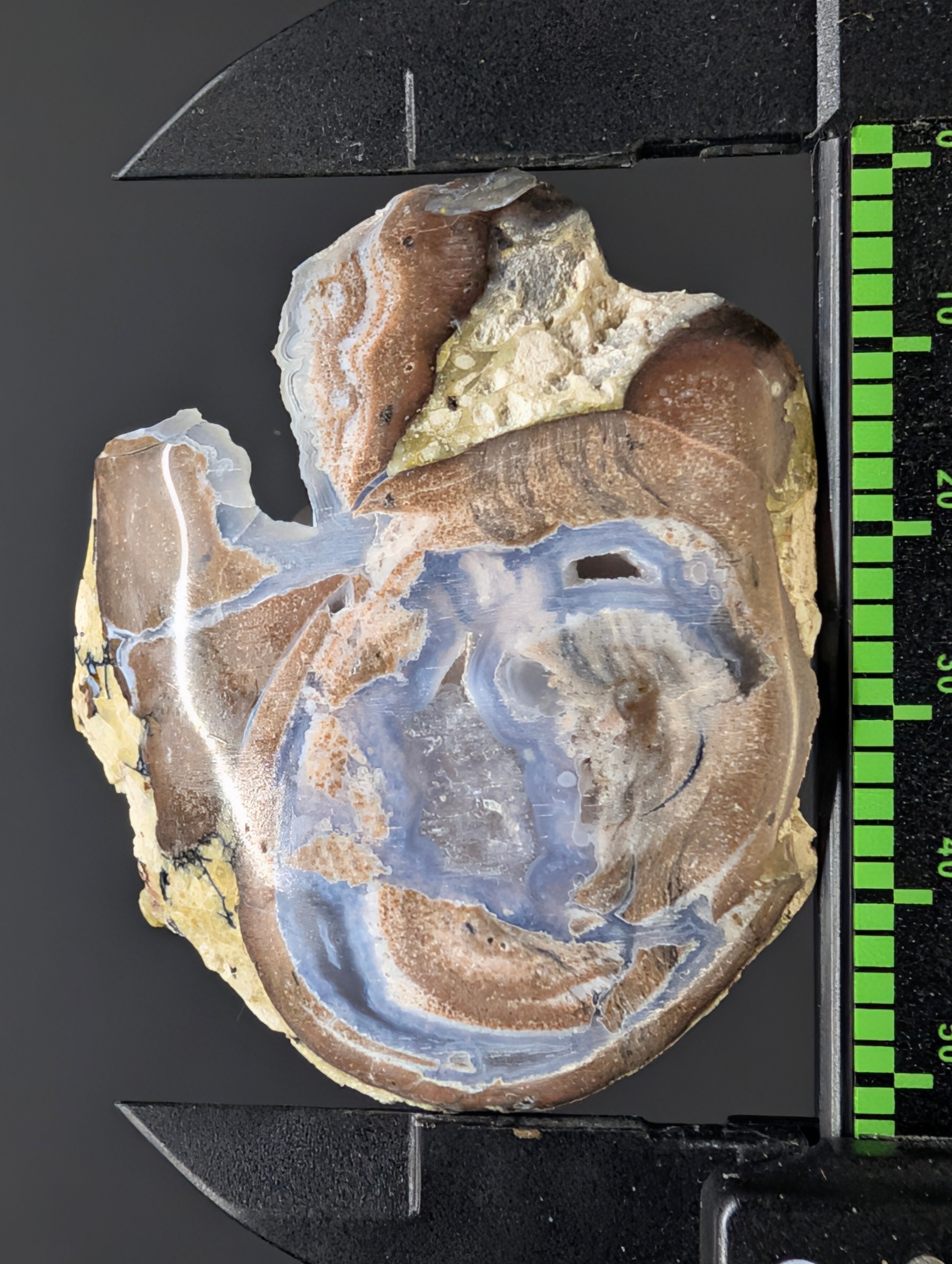 Chalcedony Geode Cabochon - Dugway, Utah - Handmade by Sacred Alchemy Studios