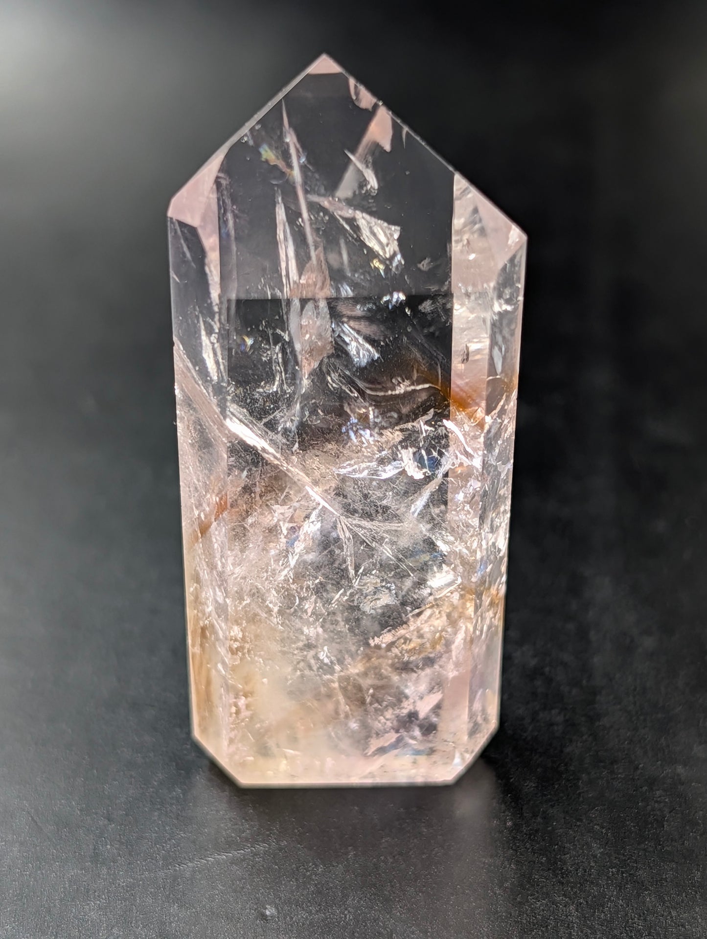 Amethyst & Powellite UV-Reactive Stone - Ideal for a Hand-Wrapped Pendant on a Mala Necklace