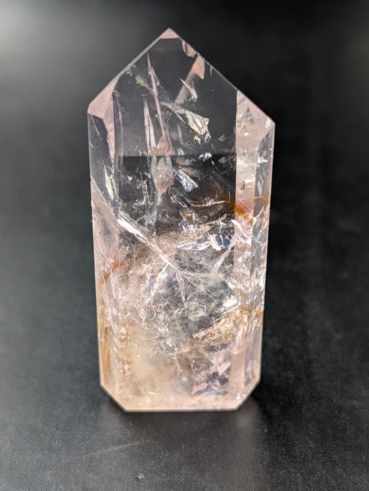 Amethyst & Powellite UV-Reactive Stone - Ideal for a Hand-Wrapped Pendant on a Mala Necklace