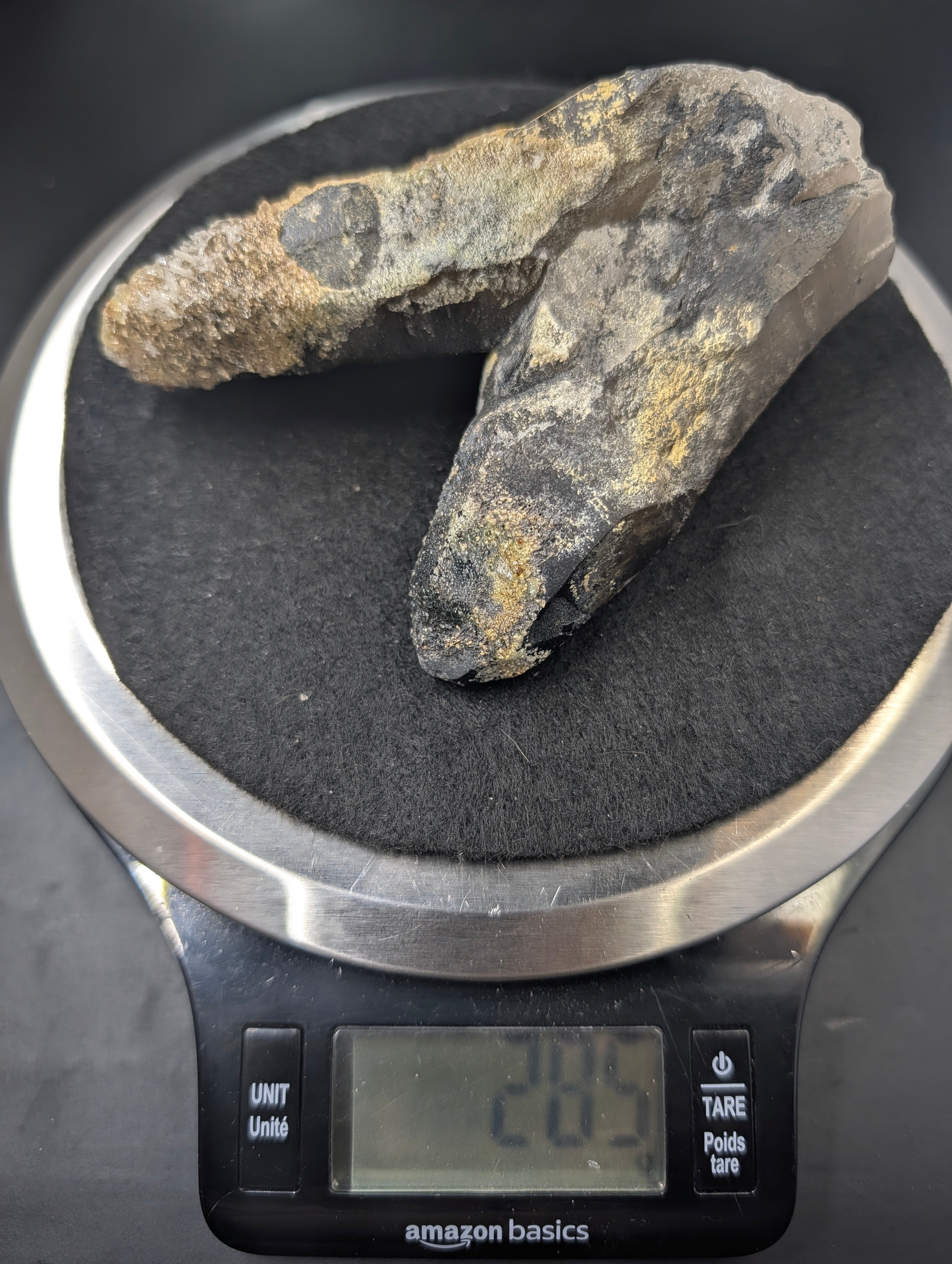 Hyalite Opal on Smoky Quartz – Zacatecas, Mexico – Double Terminated - Super Rare by Sacred Alchemy Studios