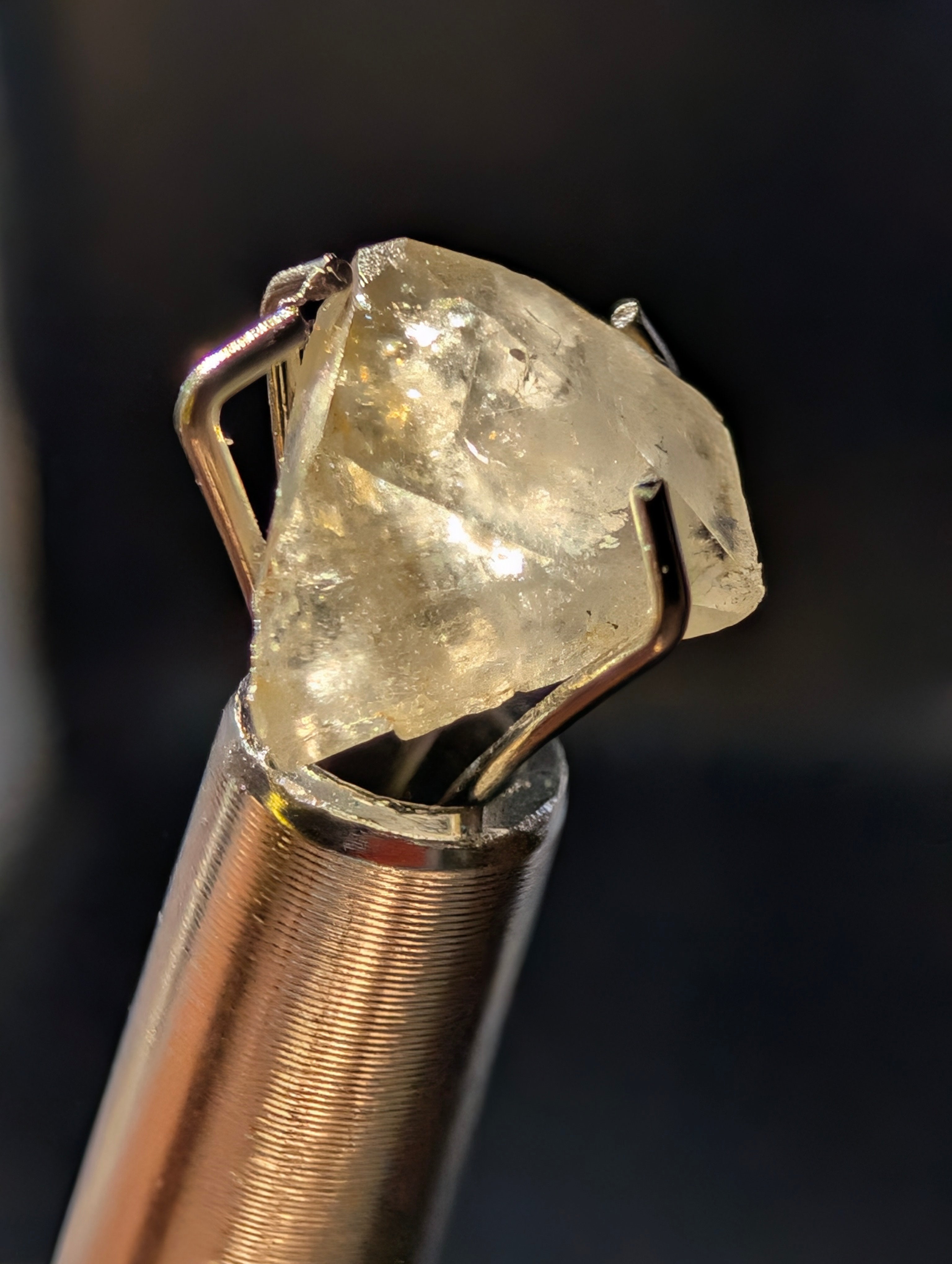 Euclase Crystal – Steinbruch Zöpfel, Bavaria, Germany – Rare Clear Specimen by Sacred Alchemy Studios