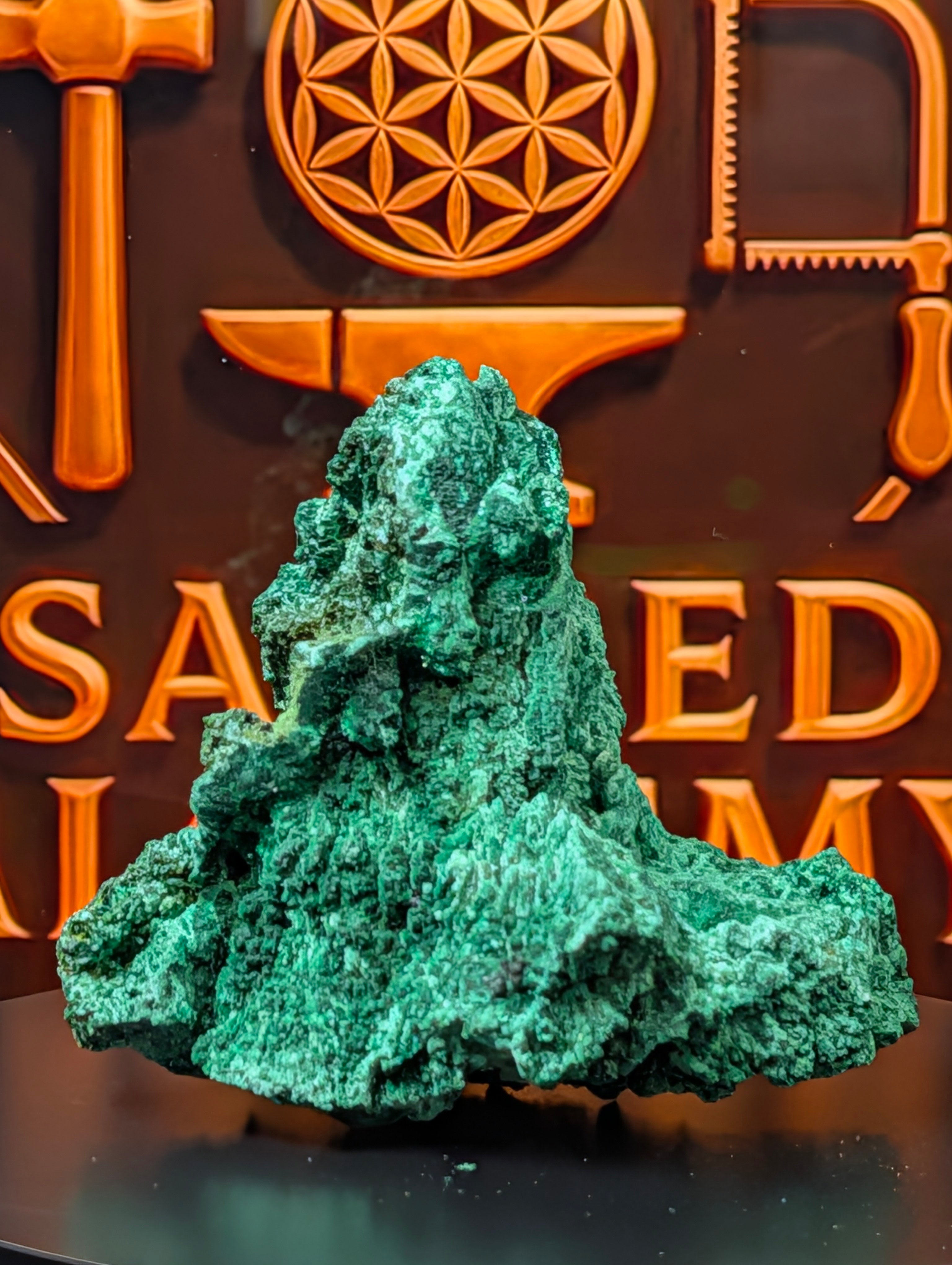 Malachite Specimen from the Katanga Region, DRC by Sacred Alchemy Studios