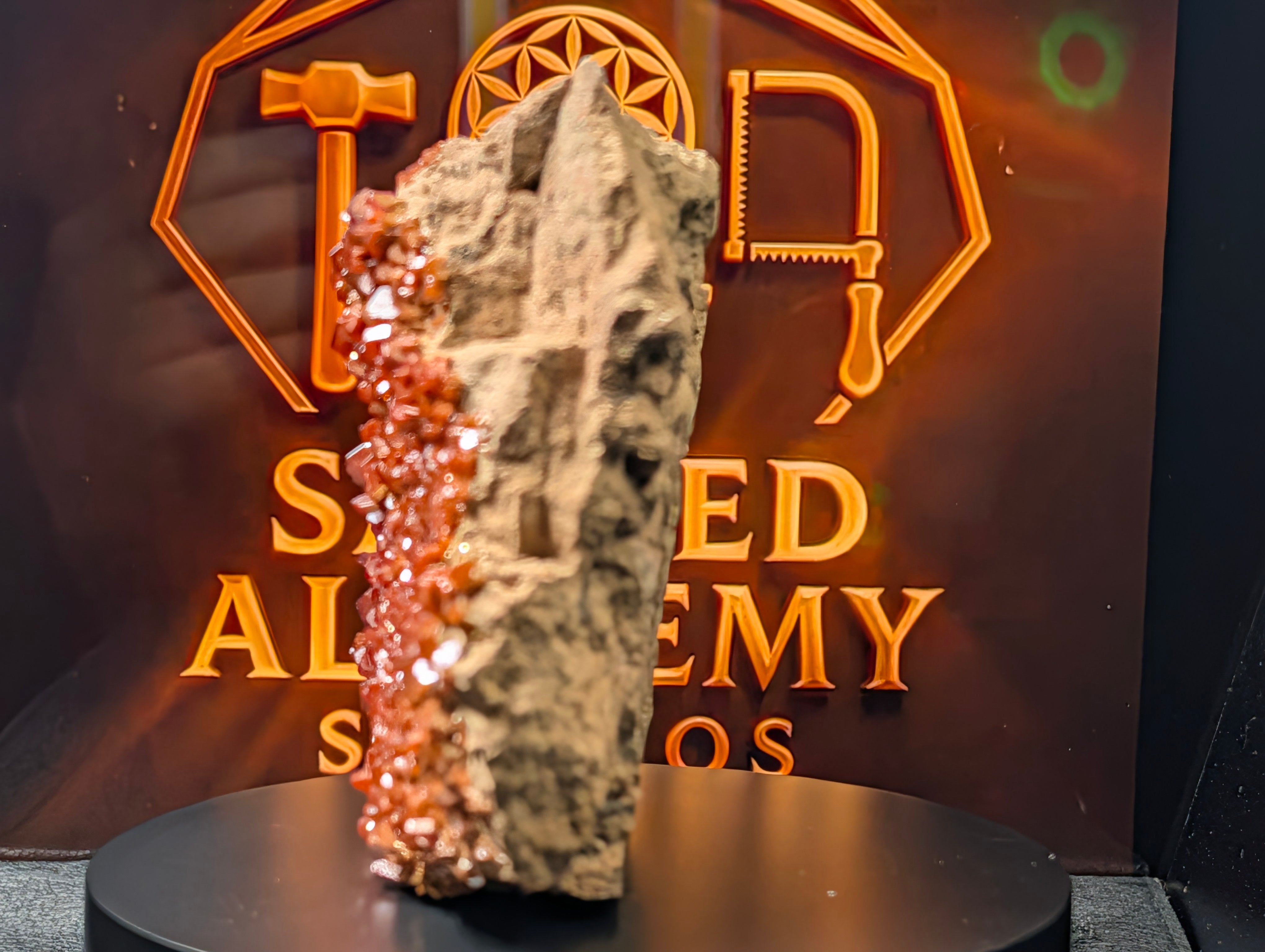 Vanadinite - Morocco - Mibladen - Extra-Large – Museum-Grade - 289 grams by Sacred Alchemy Studios