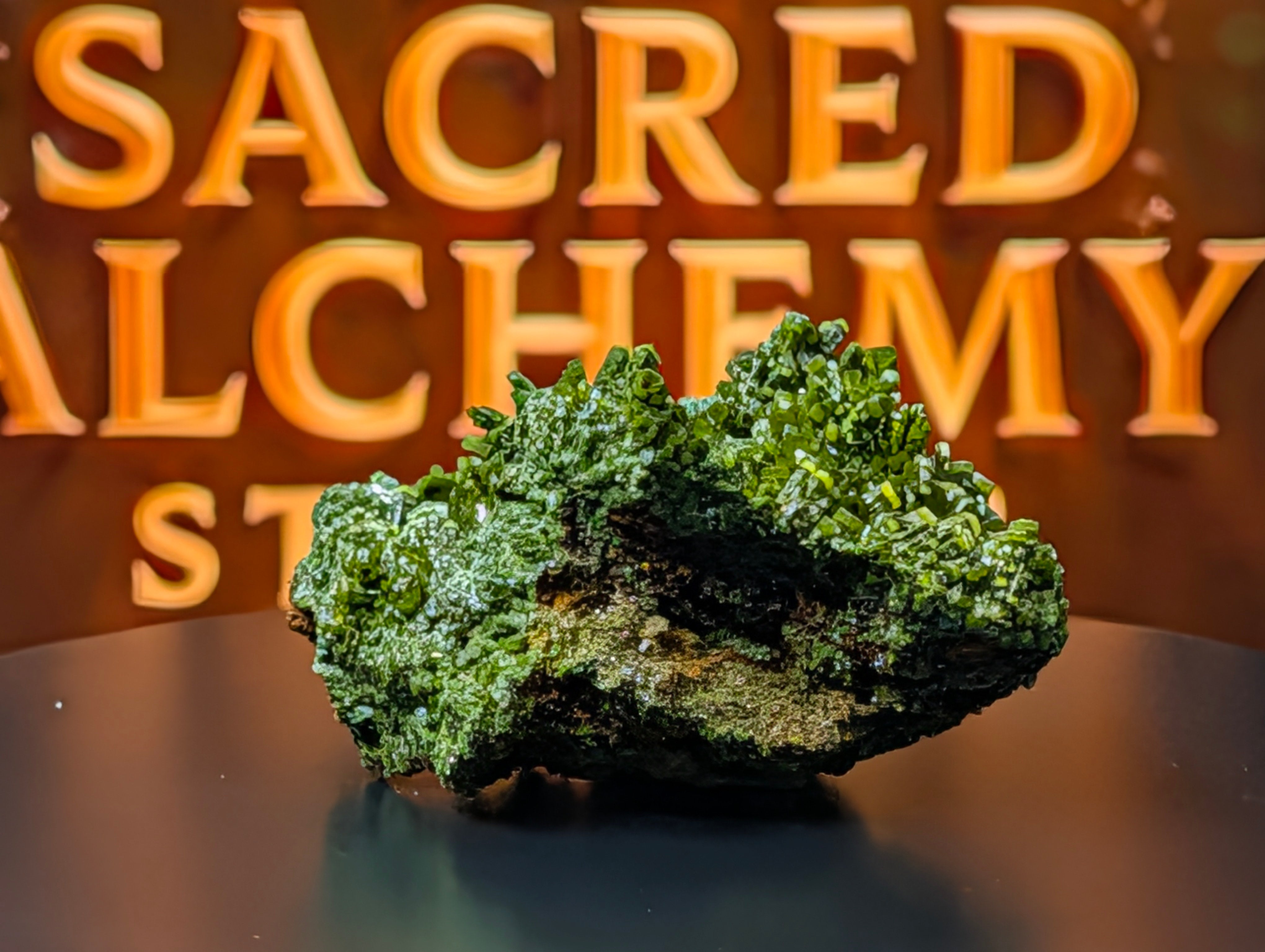 Pyromorphite Specimen – Daoping Mine, China – Top Grade - Museum Grade by Sacred Alchemy Studios