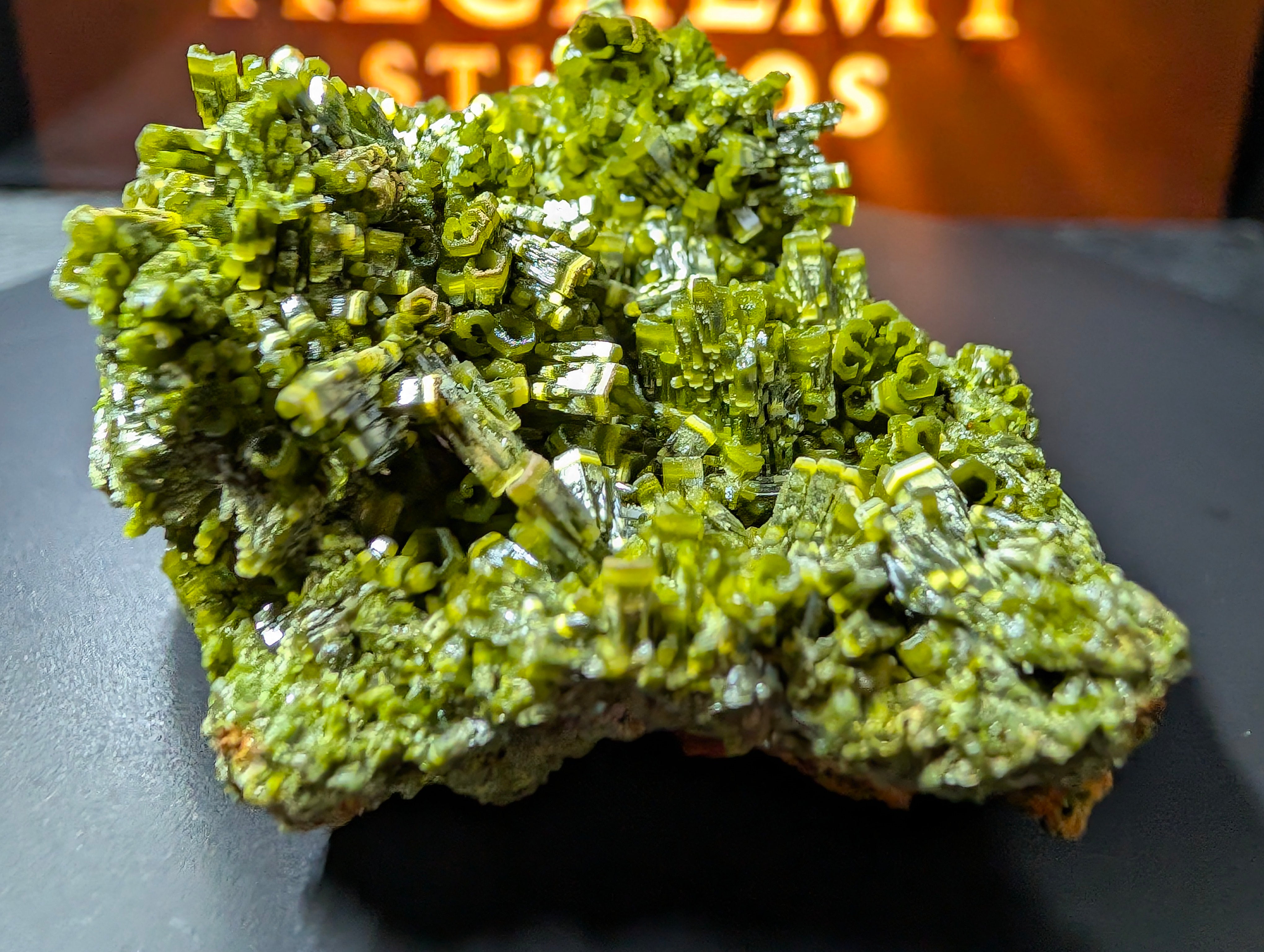 Pyromorphite Specimen – Daoping Mine, China – Top Grade - Museum Grade by Sacred Alchemy Studios