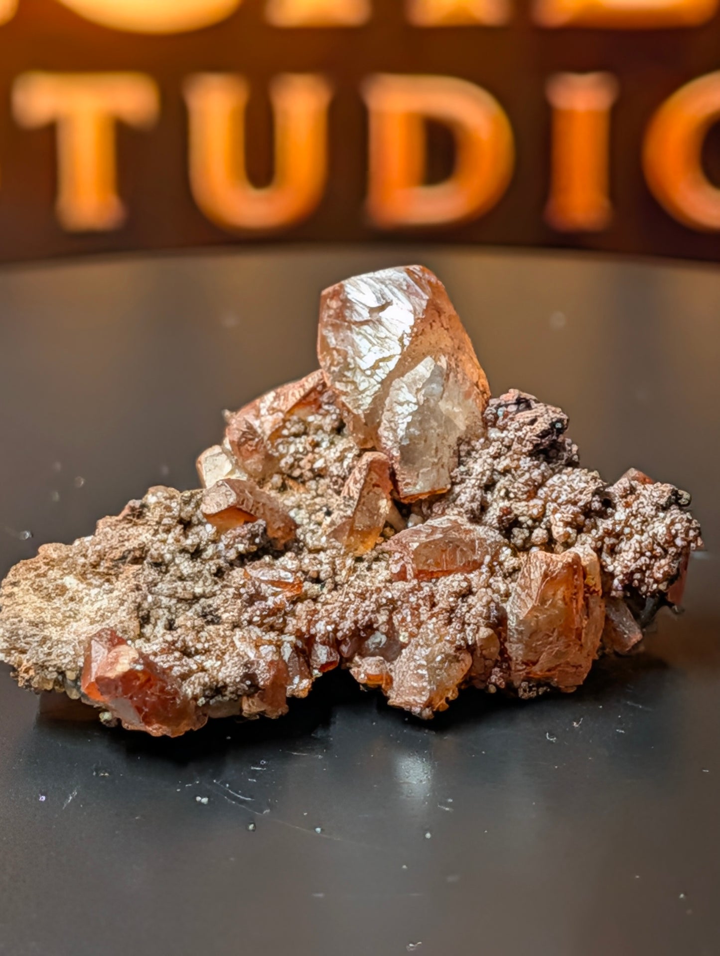 Calcite Natural Red Specimen – Sourced from Montclair, New Jersey