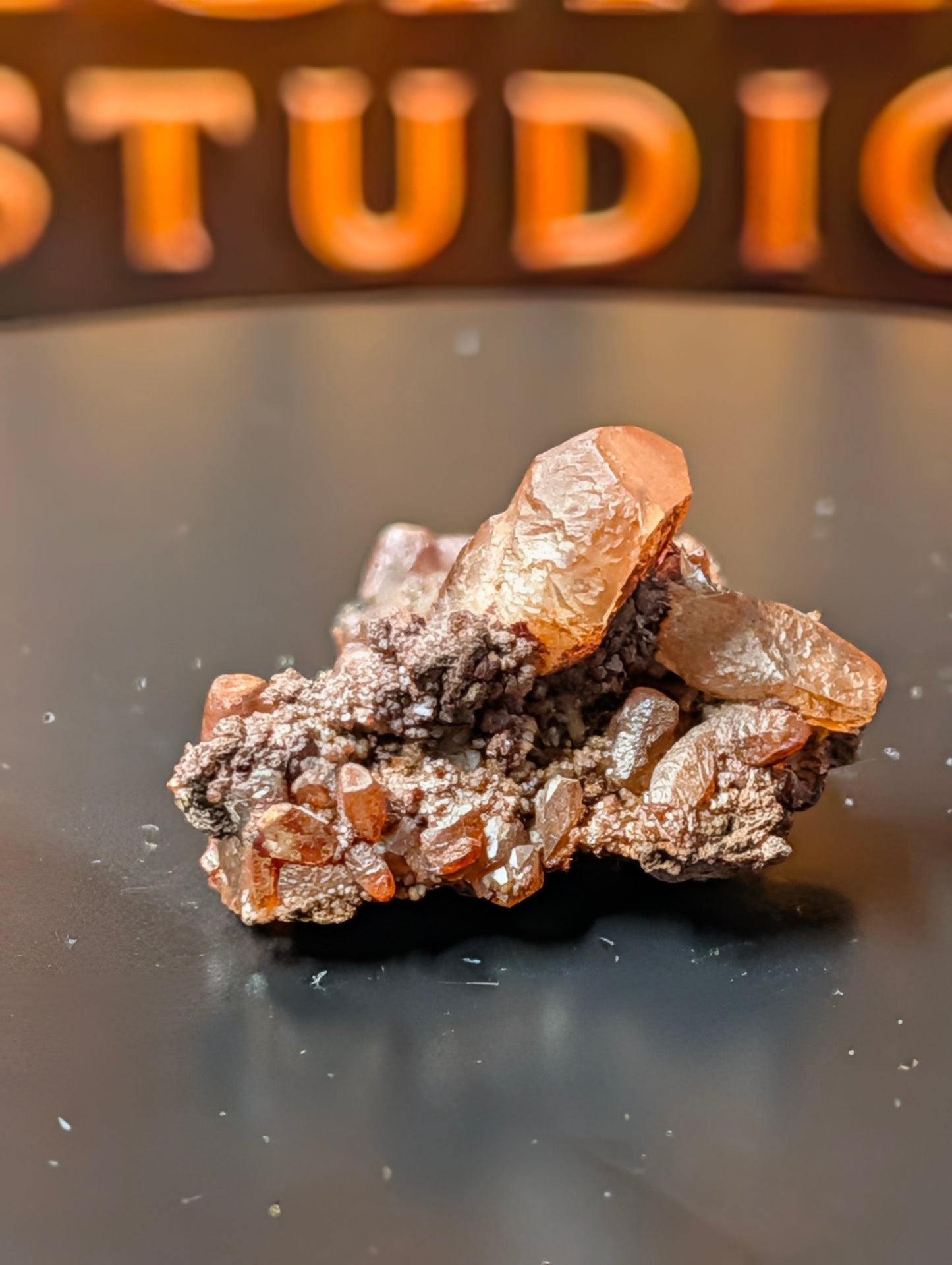 Calcite Natural Red Specimen – Sourced from Montclair, New Jersey