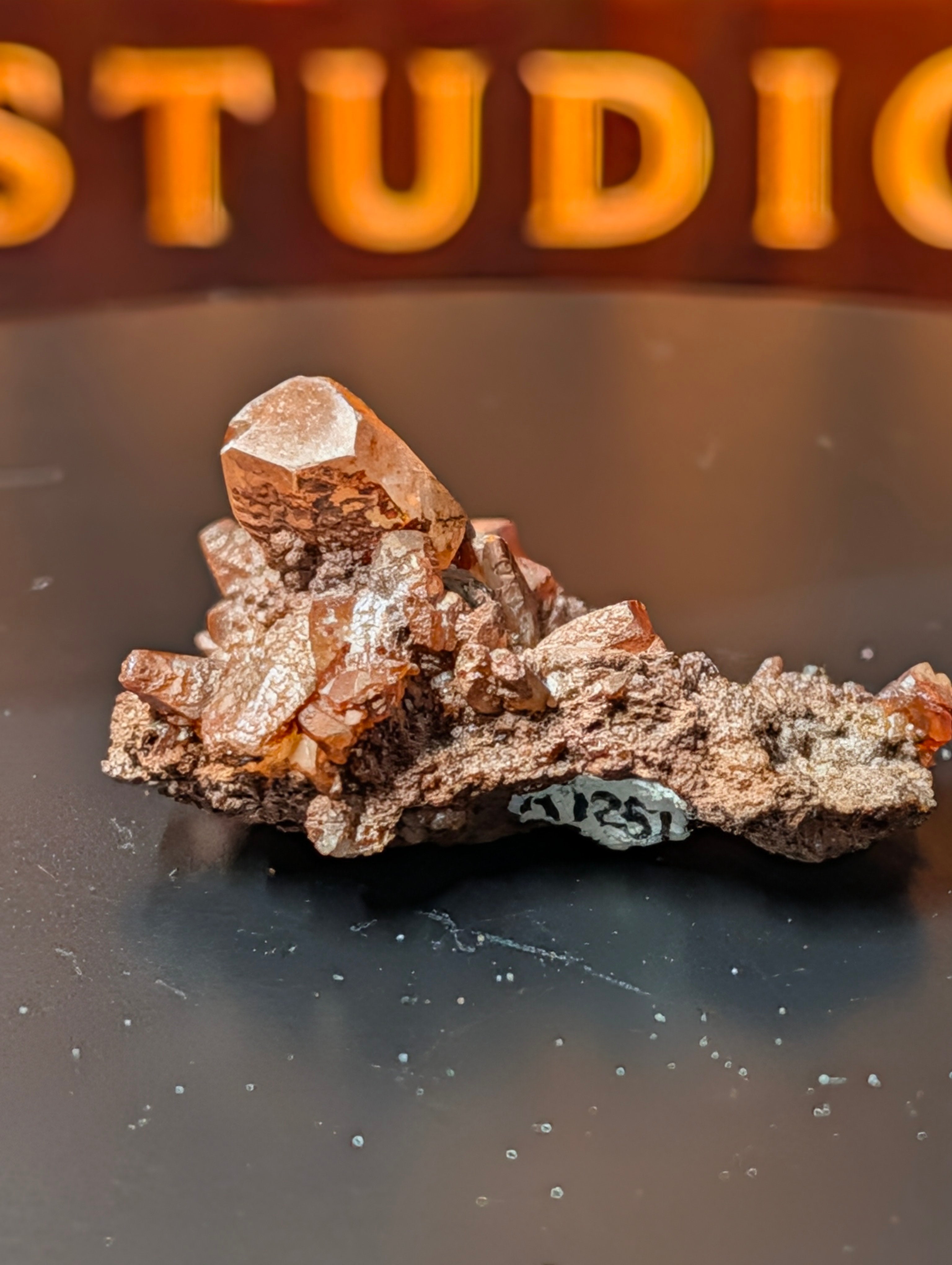 Calcite Natural Red Specimen – Sourced from Montclair, New Jersey by Sacred Alchemy Studios